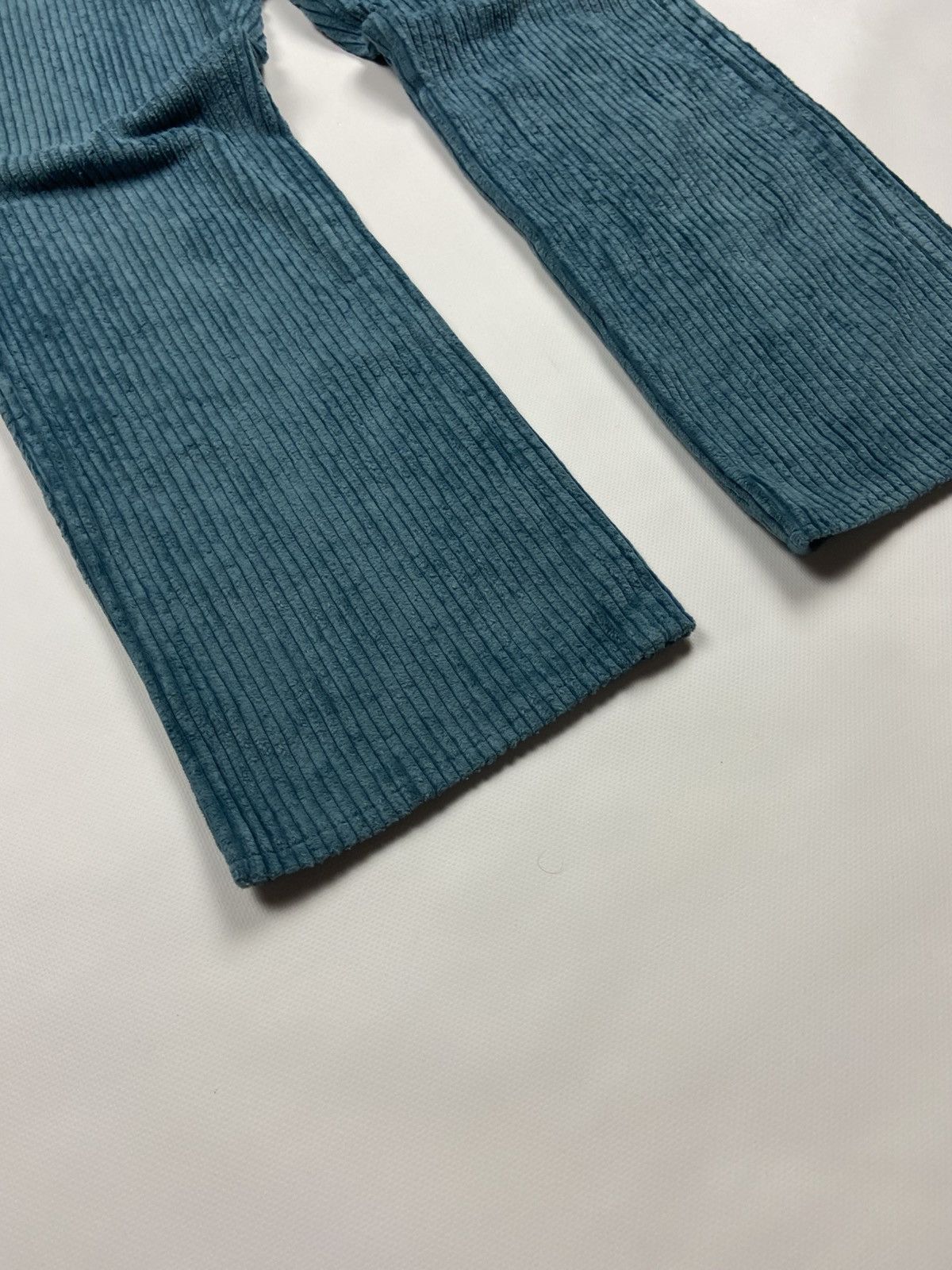 Designer × Isabel Marant Isabel Marant Trousers Turquoise Womens Velvet Striped Pants Size 27" / US 4 / IT 40 - 3 Thumbnail