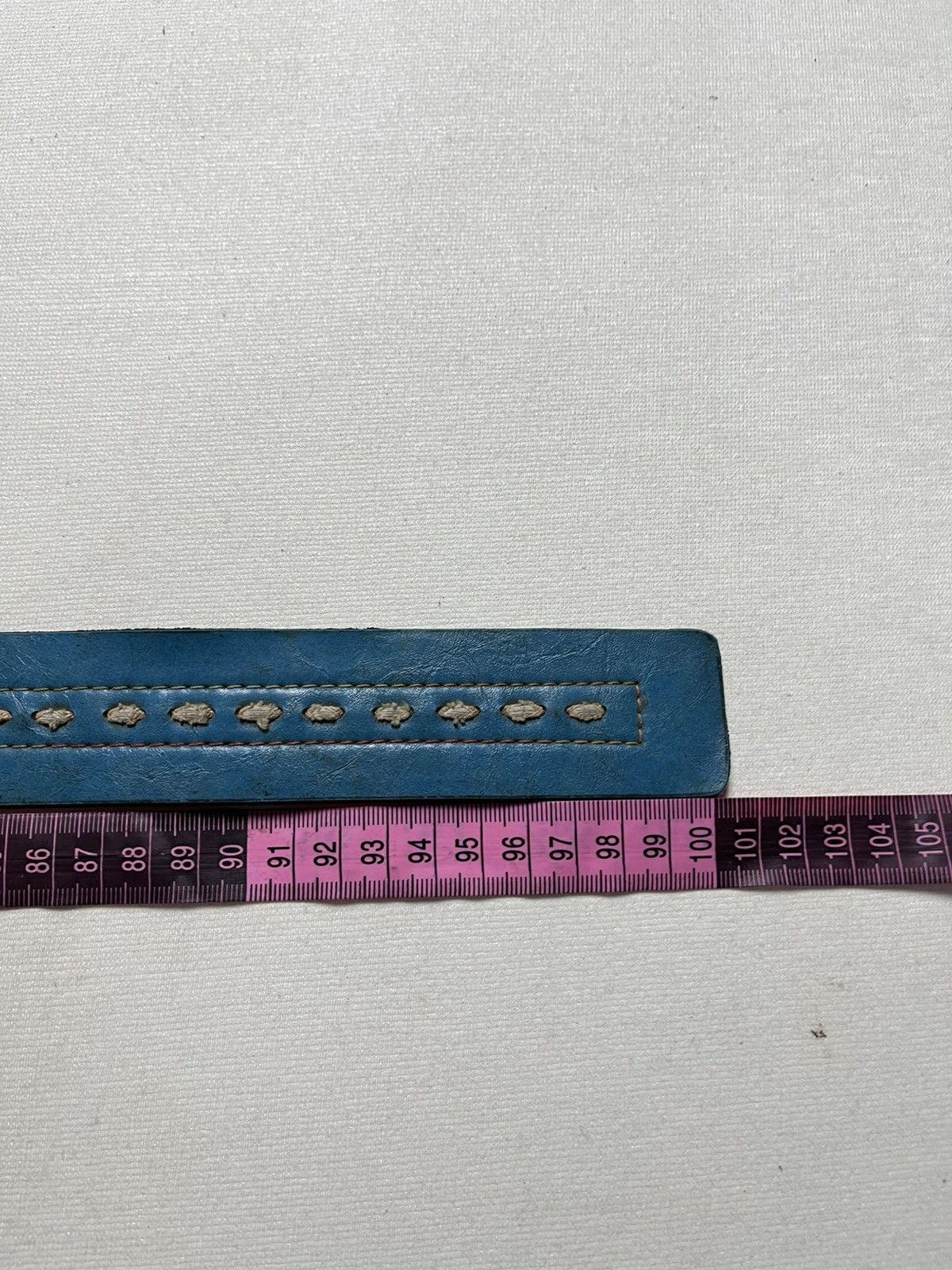 Japanese Brand Vintage blue belts Size ONE SIZE - 9 Thumbnail