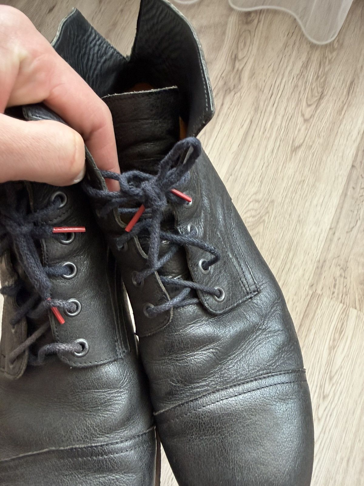 Other Think! Black Leather Boots EU 41 Minimal Comfort Derby Size US 8 / EU 41 - 4 Thumbnail