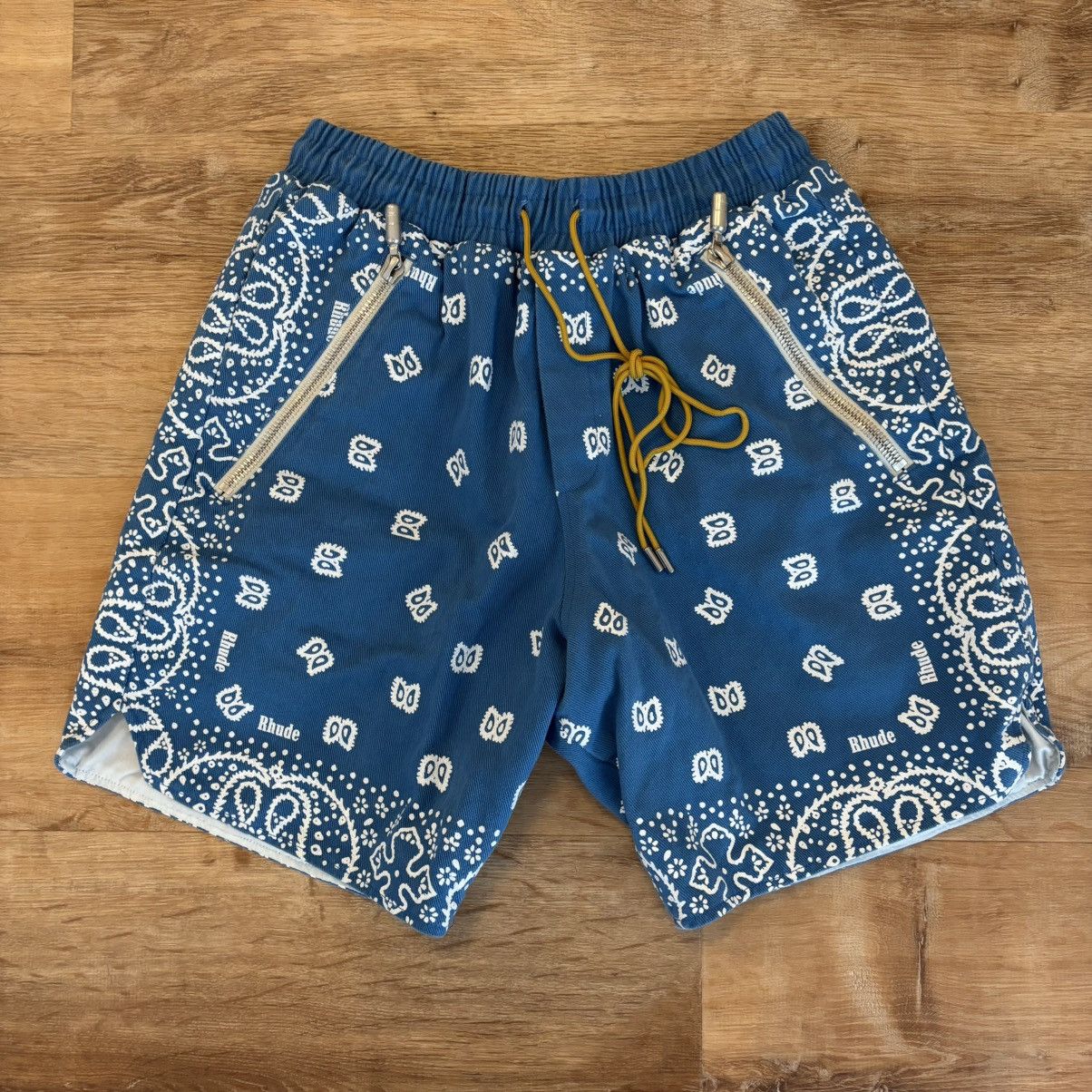 Rhude Rhude Blue Bandana Shorts Size Small Size US 30 / EU 46 - 1 Thumbnail