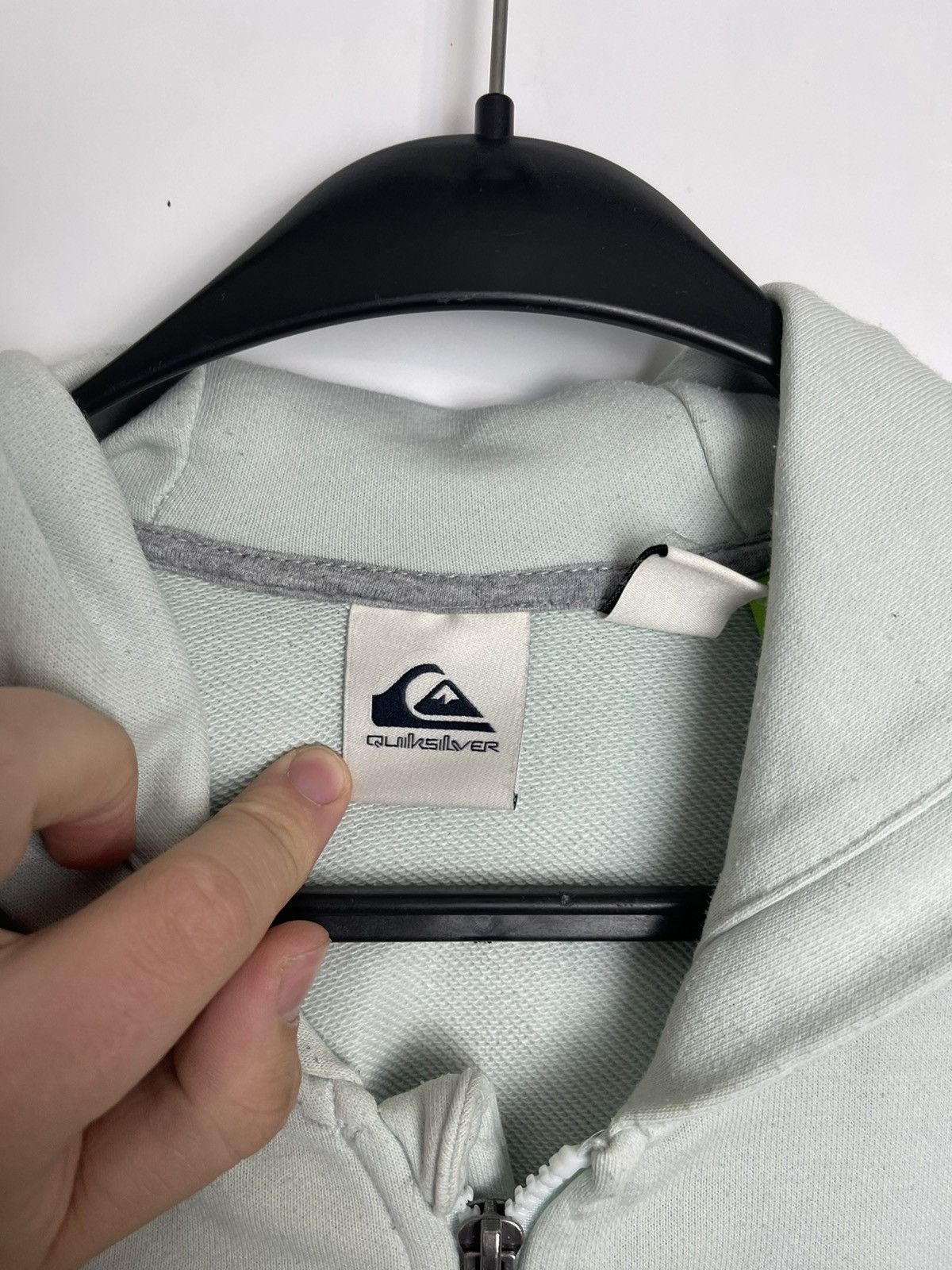 Oakley × Quiksilver Y2K QUIKSILVER LOGO ZIP UP HOODIE Size US S / EU 44-46 / 1 - 4 Thumbnail