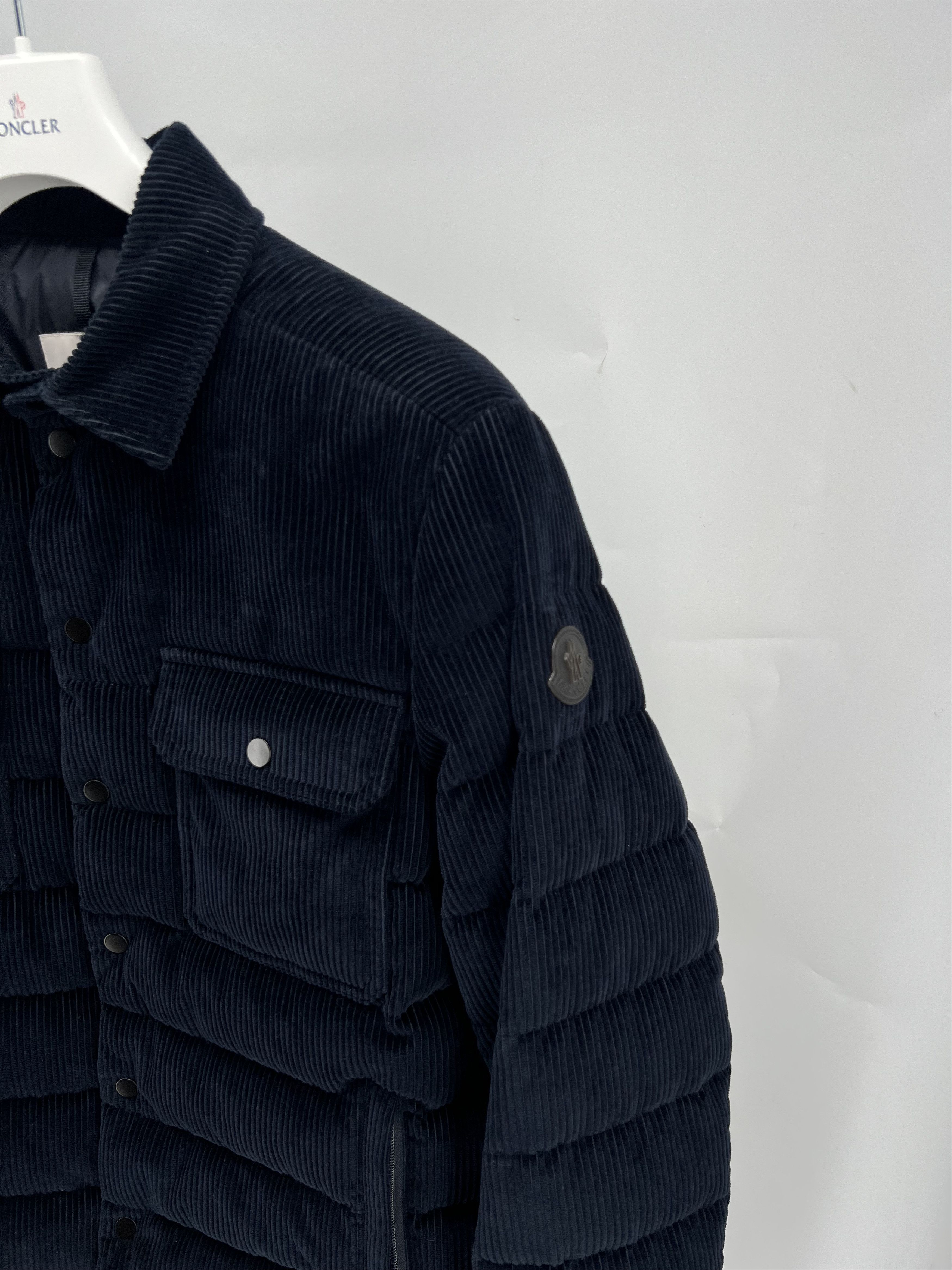 Moncler Moncler Gasserhof Blue Corduroy Jacket Size S Size US S / EU 44-46 / 1 - 2 Thumbnail