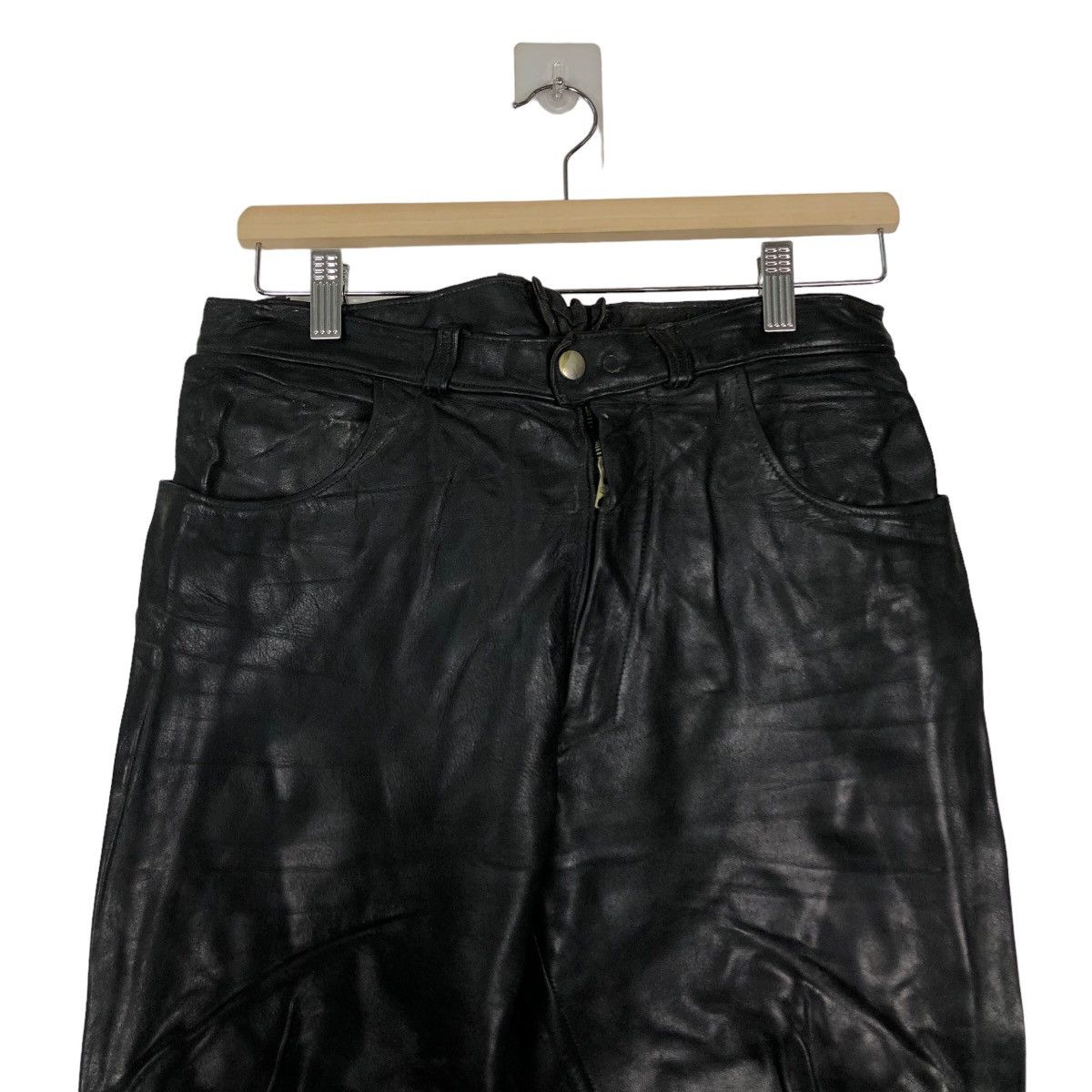Genuine Leather 🔥90’s Genuine Leather Racing Pants Issey Miyake Japan Size US 30 / EU 46 - 3 Thumbnail