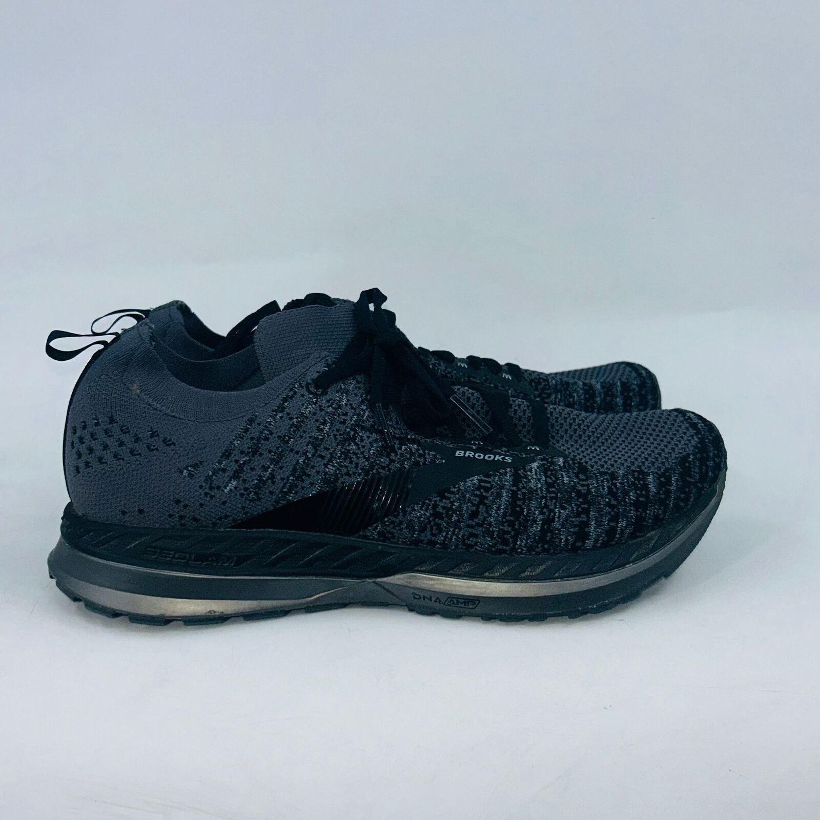 hot new brooks mens bedlam black athletic cushion shoes sz 9d