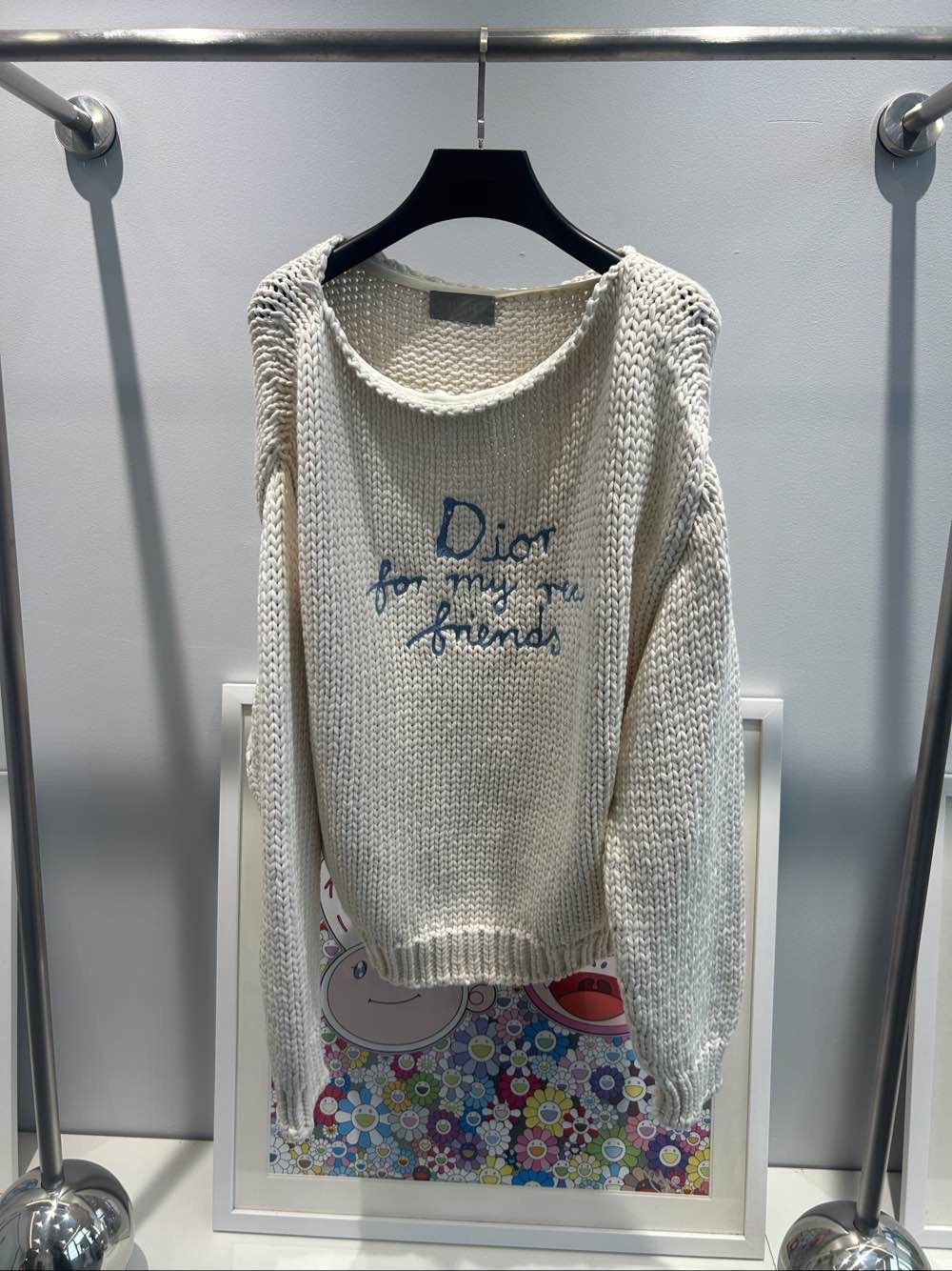 Dior Dior 'Dior for my real friends' Sweater Size L Size US L / EU 52-54 / 3 - 1 Thumbnail