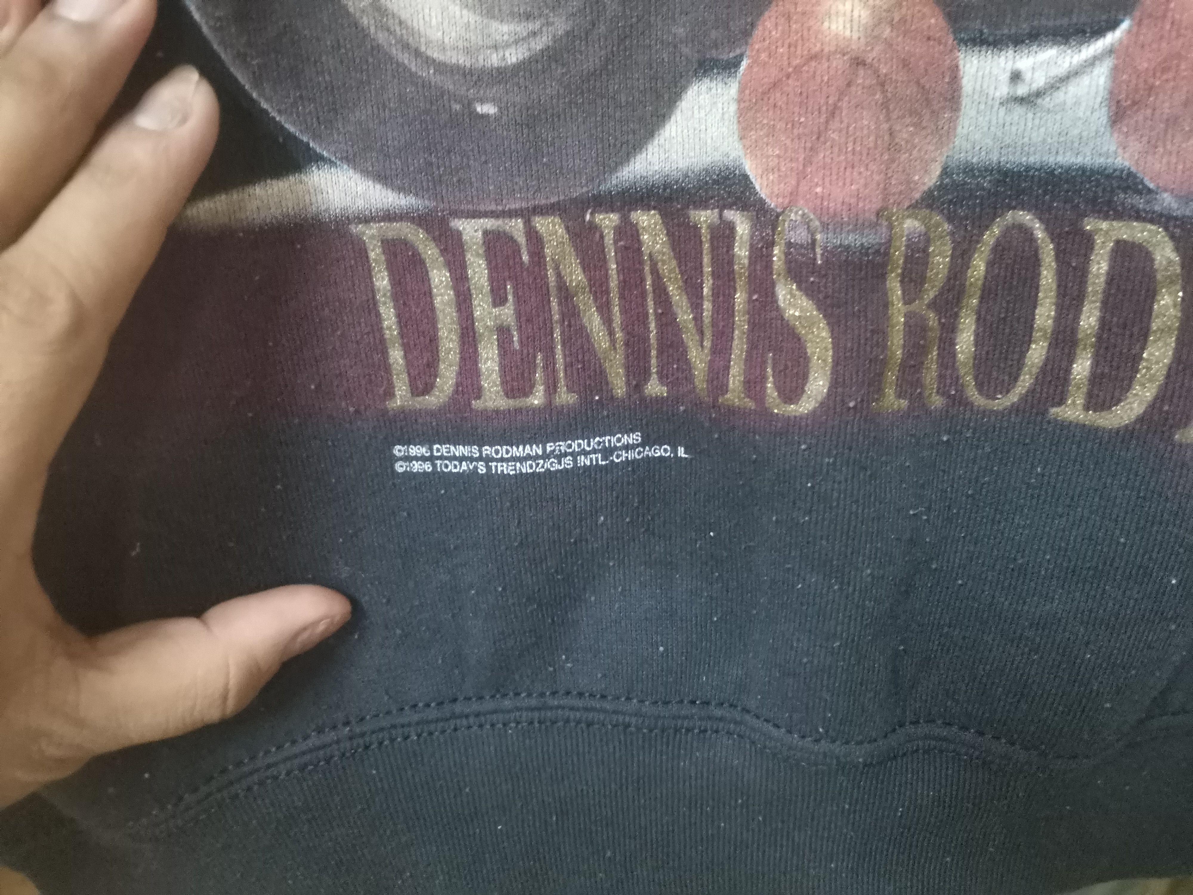 NBA × Vintage vintage Dennis Rodman Chicago Bull sweatshirt Size US M / EU 48-50 / 2 - 6 Thumbnail