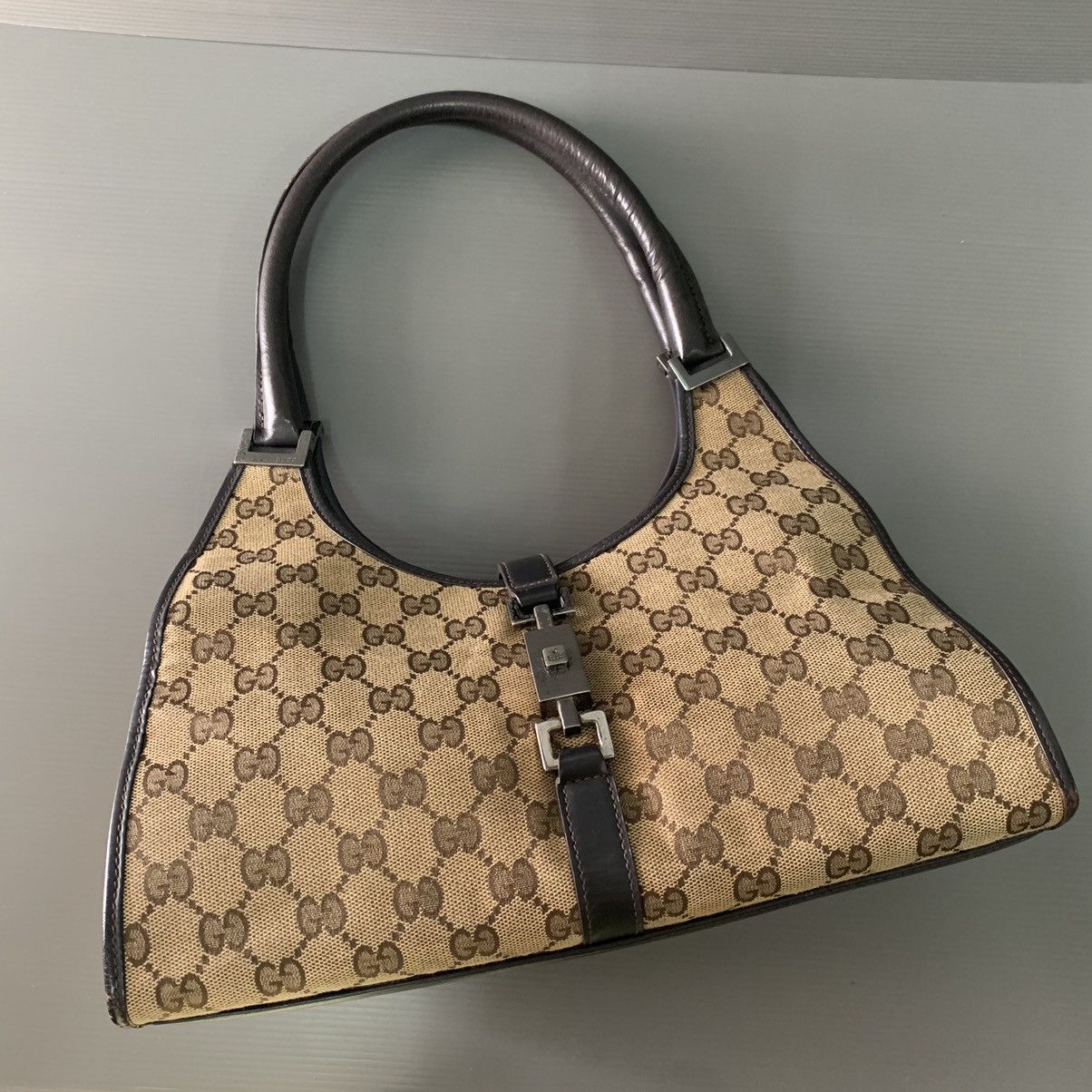 Gucci Gucci Jackie Monogram Hobo Bag Size ONE SIZE - 9 Thumbnail