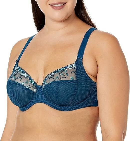 Other Elomi J Hook Charley Floral Bra in Petrol ( 36I ) Size 3XL / US 20-22 - 1 Thumbnail