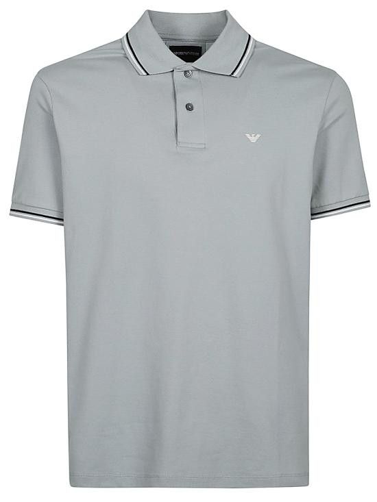 Emporio Armani EMPORIO ARMANI Men Polo Shirts 8N1FB3 1JPTZ06J9 Clear Blue Size US XL / EU 56 / 4 - 1 Thumbnail