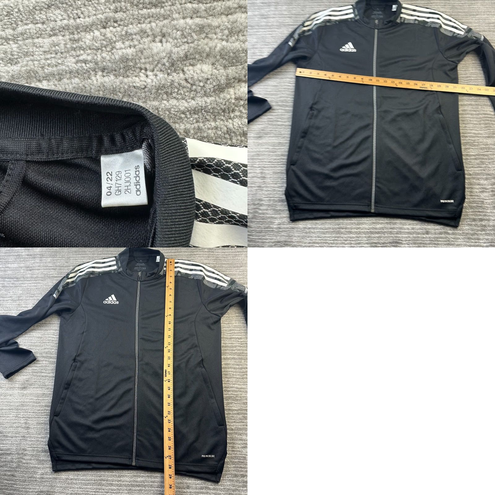 Adidas Adidas Jacket Mens Large Black Condivo 21 Training Primeblue Track Size US L / EU 52-54 / 3 - 8 Thumbnail