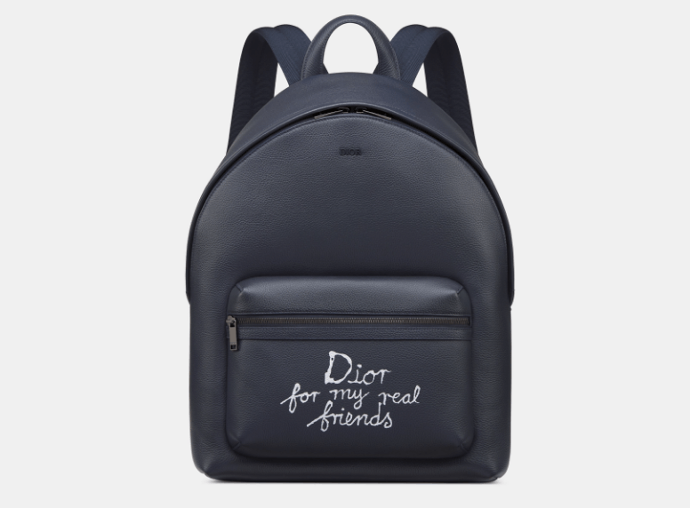 Dior o1w1db10825 Size : OS / 1ESBA1 Zipped Backpack in Navy Blue Size ONE SIZE - 1 Thumbnail