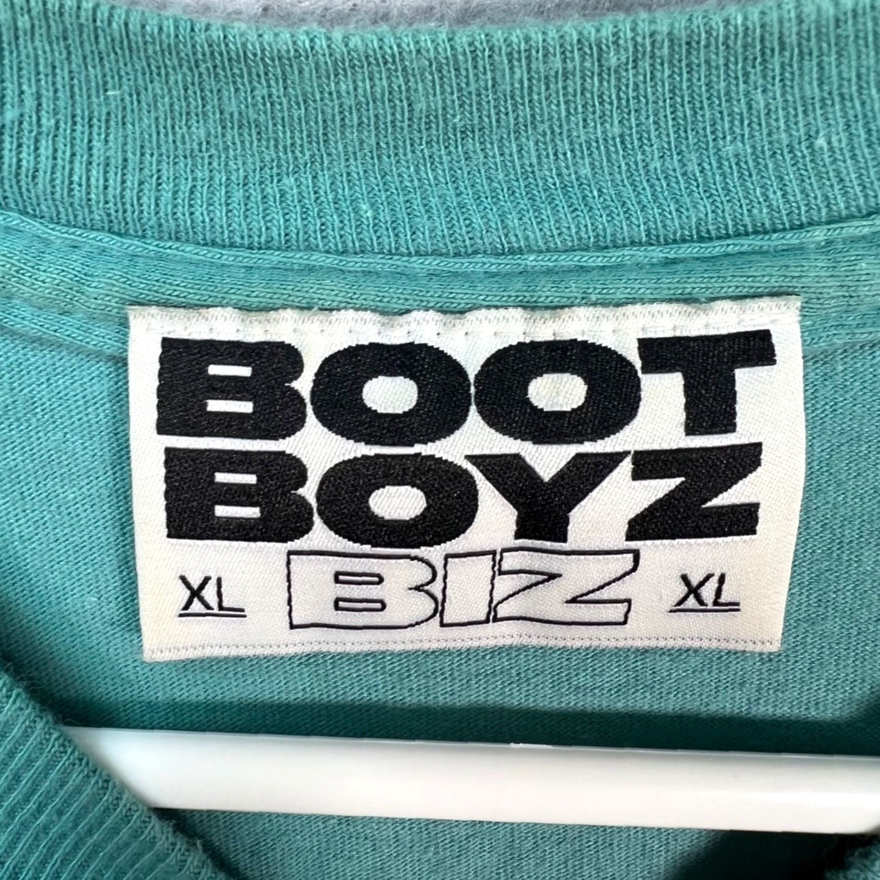 Boot Boyz Biz Mens XL Blue T Shirt Crew Neck Short Sleeve Cotton 2020-2029 Vintage Shirt Men Blue 8/10 Size XL