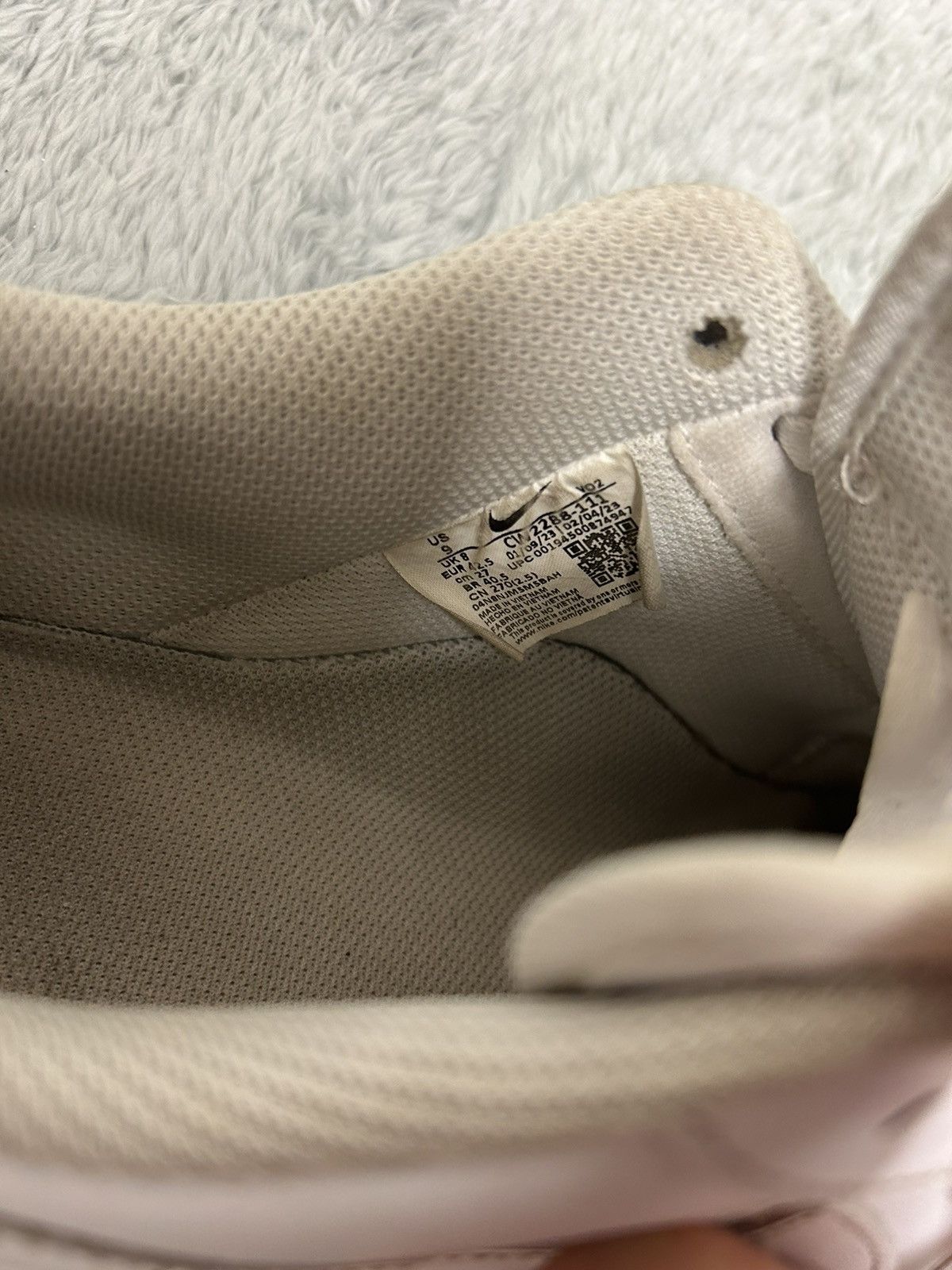 Nike White Air Force 1 Size US 9 / EU 42 - 5 Thumbnail