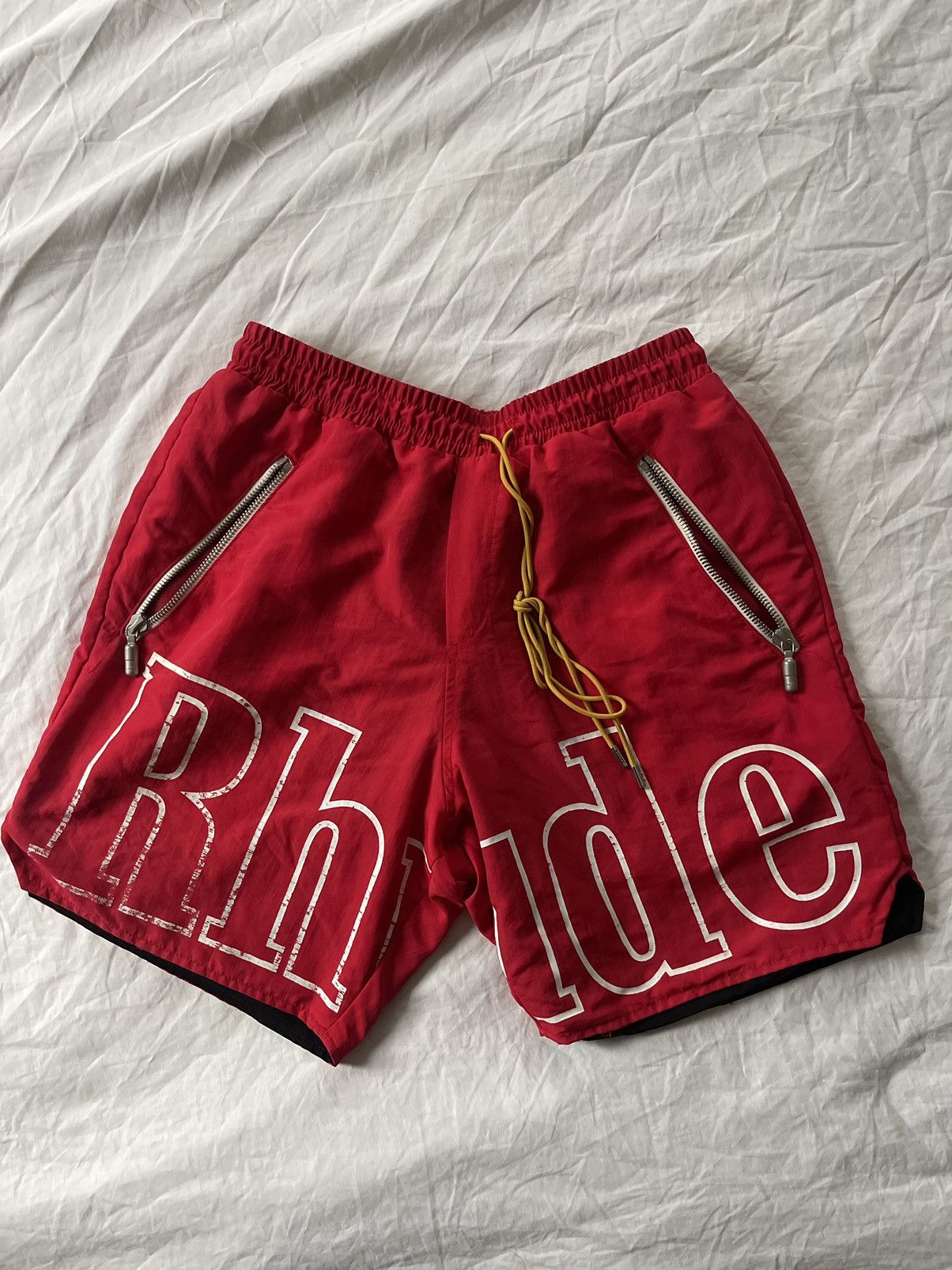 Rhude Rhude Red logo shorts Size US 32 / EU 48 - 1 Thumbnail