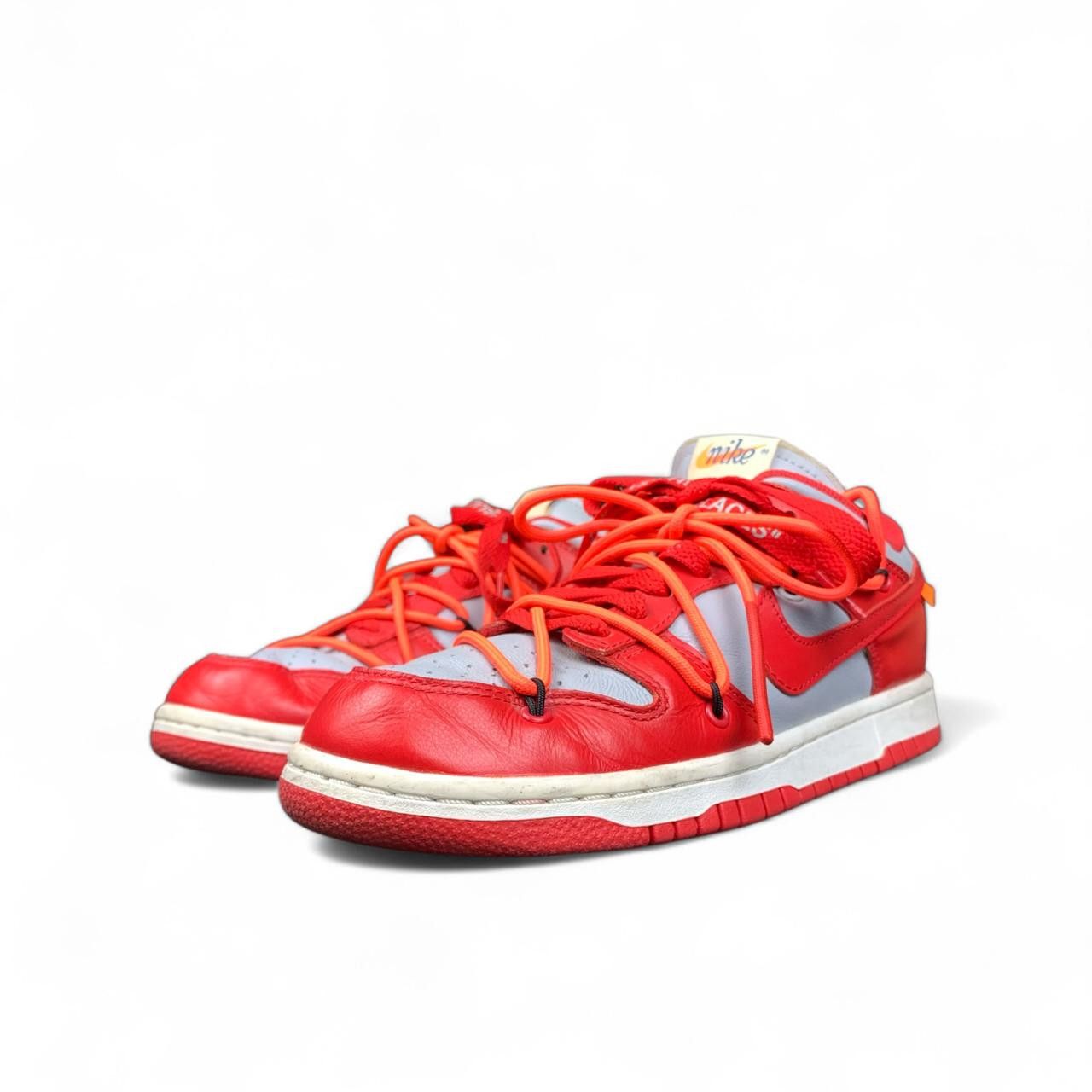 Nike × Off-White Nike x Off-White Dunk low Red Size US 5 / EU 37 - 1 Thumbnail