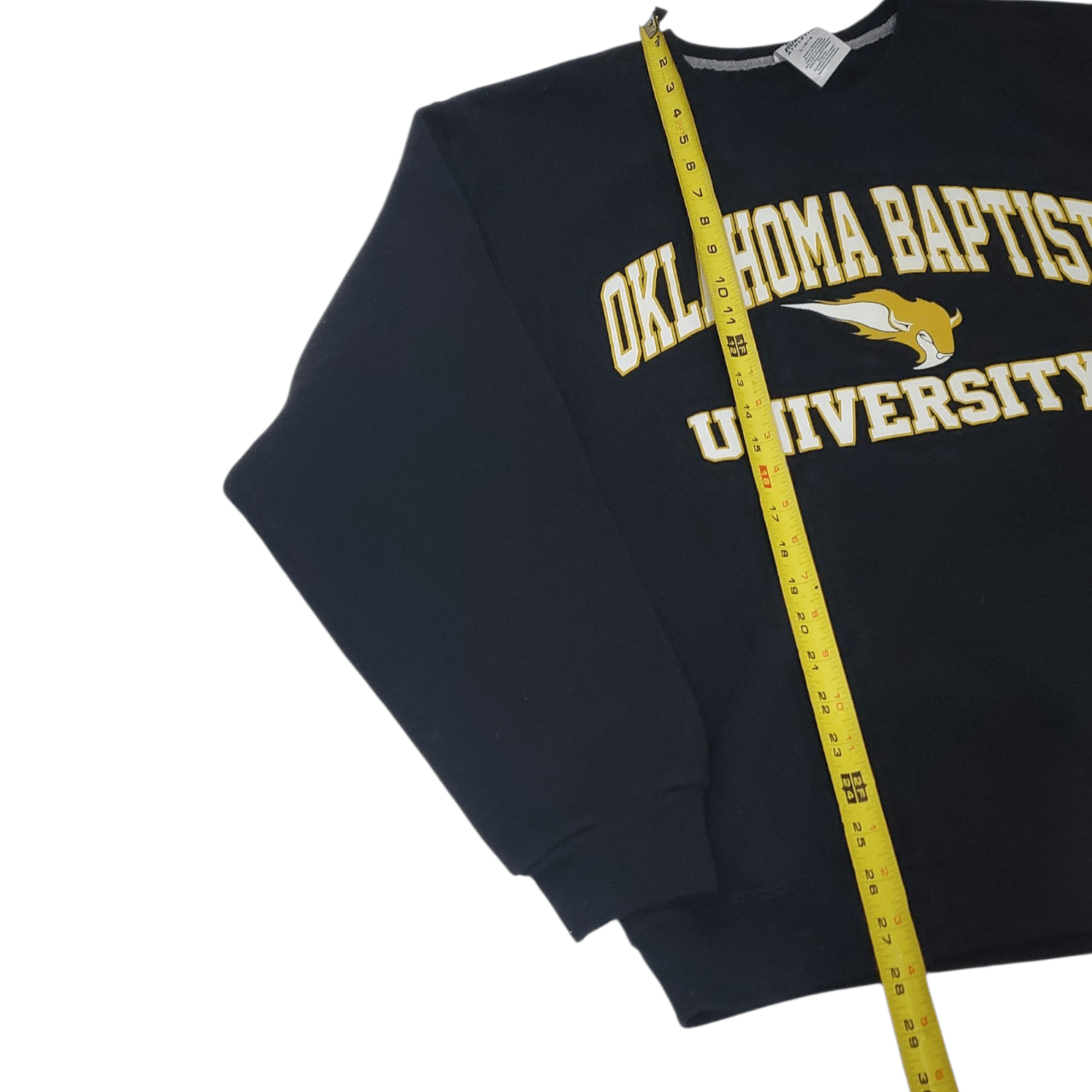 Vintage Y2K Oklahoma Baptist University Arc Logo Sweatshirt Size US L / EU 52-54 / 3 - 6 Thumbnail