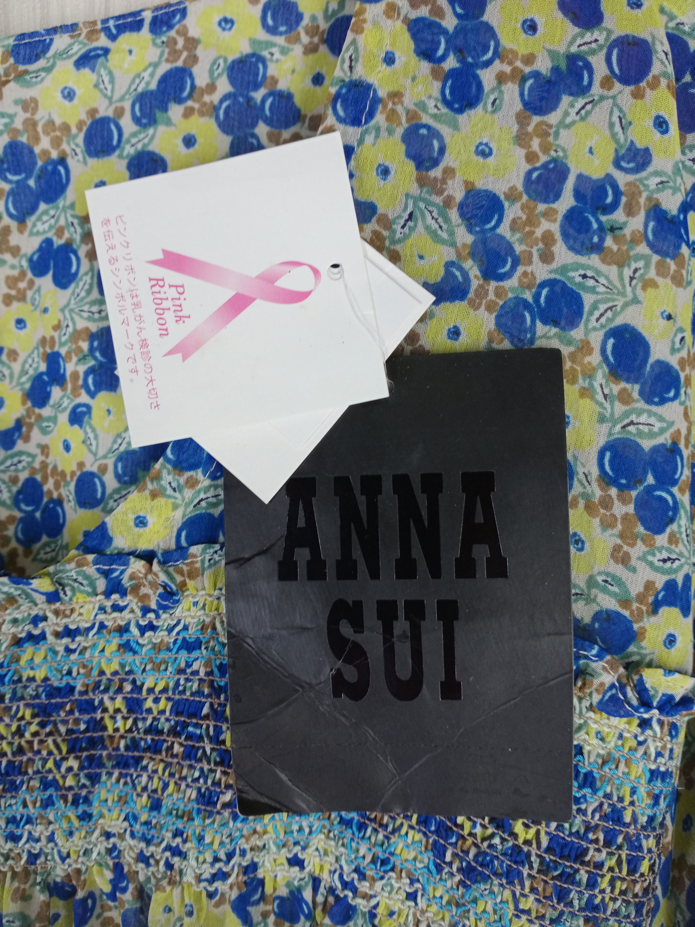 Anna Sui Rare Vintage ANNA SUI Long Sleeve Dress Size M / US 6-8 / IT 42-44 - 5 Thumbnail