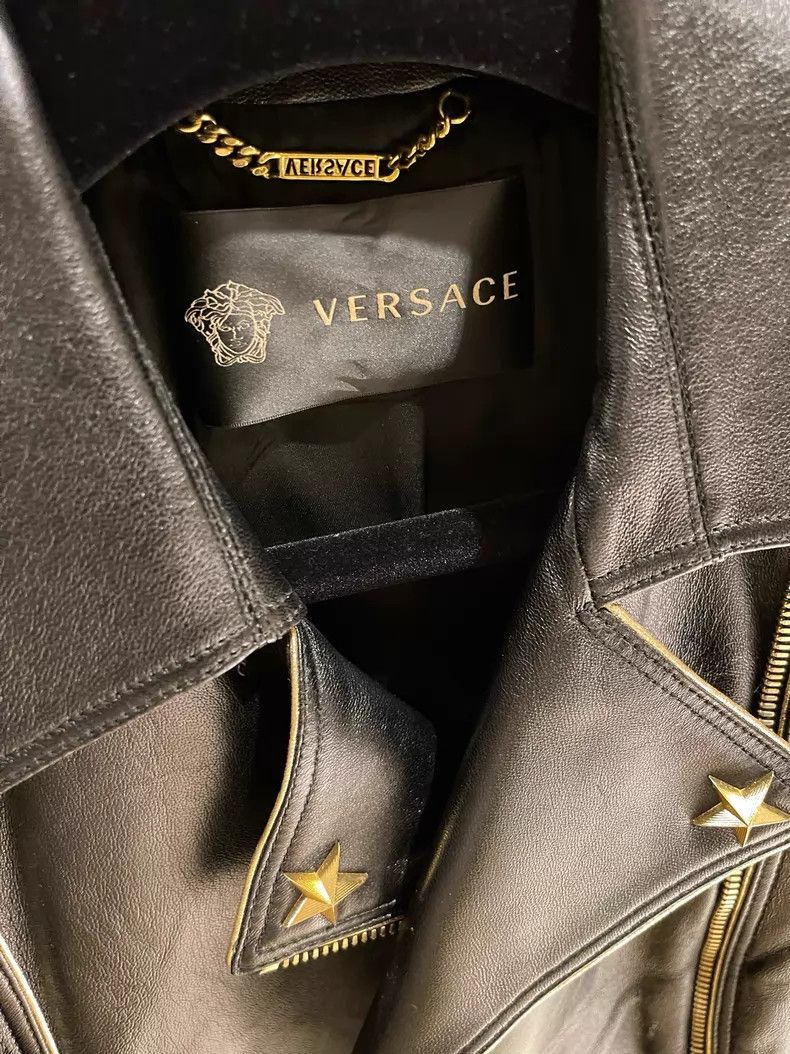 Versace Versace Leather coat Size US S / EU 44-46 / 1 - 3 Thumbnail