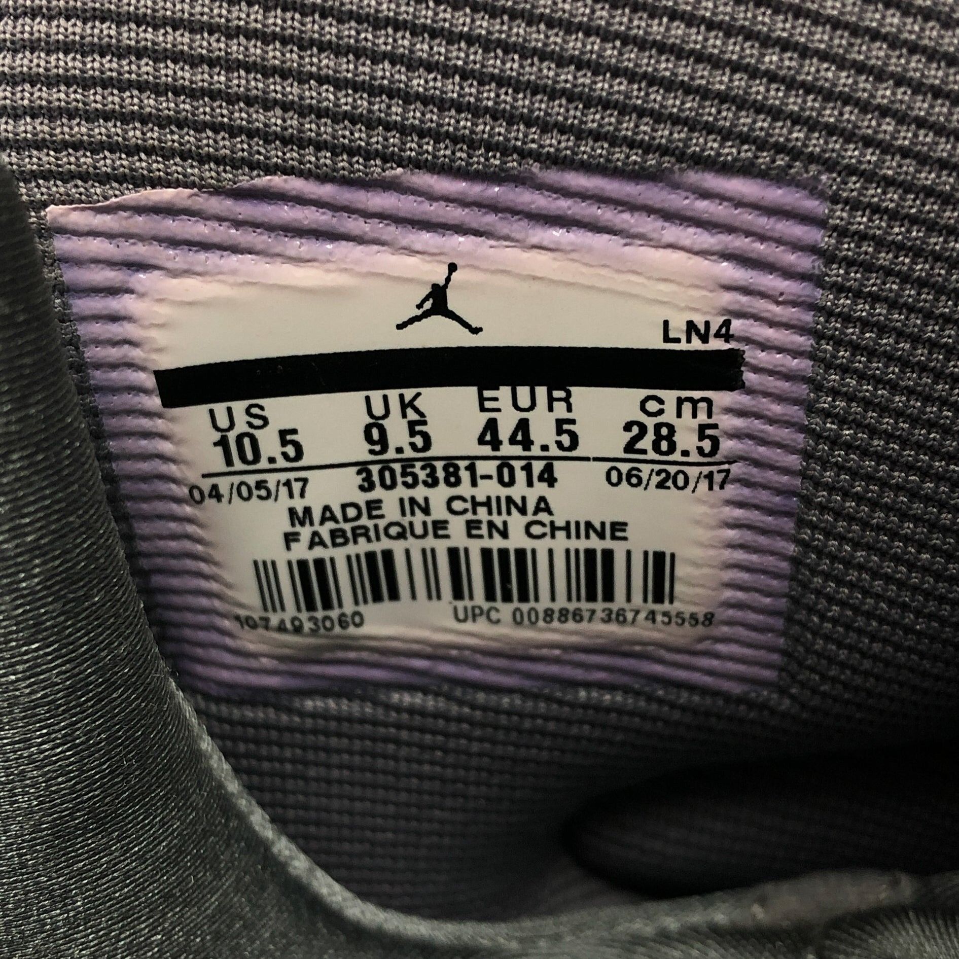 Nike Pre-Owned Air Jordan 8 Retro ‘Cool Grey’ - Size 10.5 Size US 10.5 / EU 43-44 - 8 Thumbnail