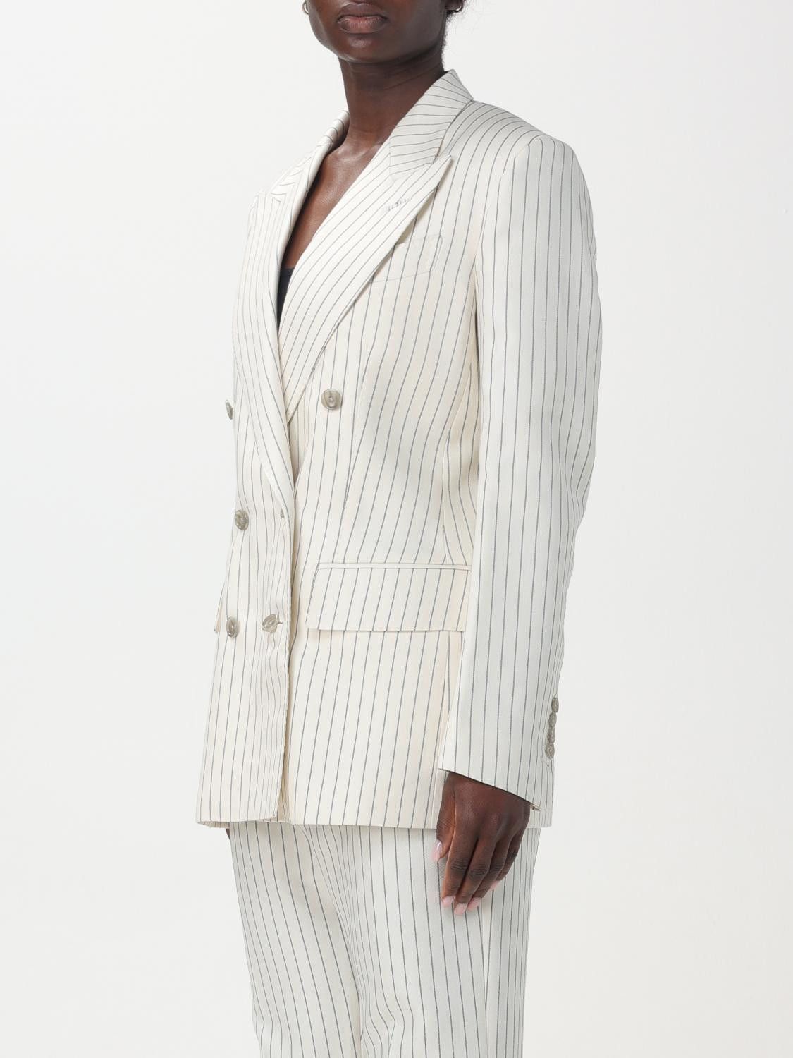 Tom Ford o1w1db10525 GI2971 Double-Breasted Jacket in White Size XS / US 0-2 / IT 36-38 - 4 Thumbnail
