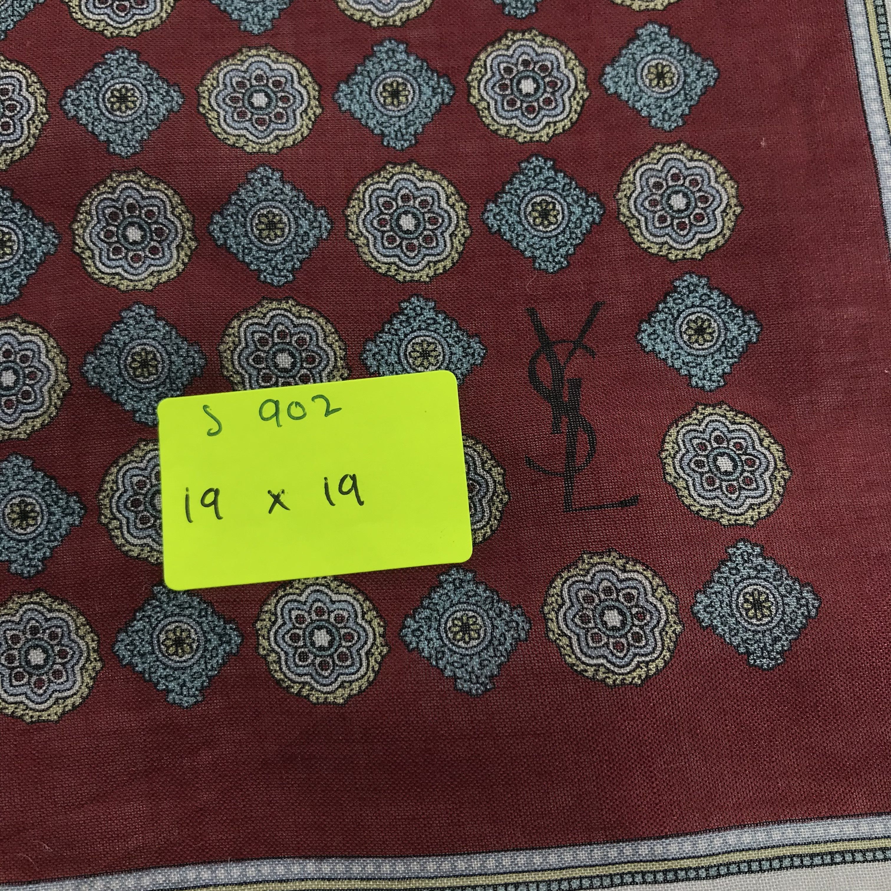 Vintage × Yves Saint Laurent Yves Saint Laurent Bandana / Handkerchief /Neckerchief -S902 Size ONE SIZE - 5 Thumbnail