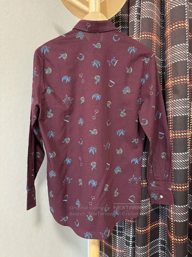 Hermes Hermes size 38 Shirt with special color, classic pattern de Size XS / US 0-2 / IT 36-38 - 2 Thumbnail