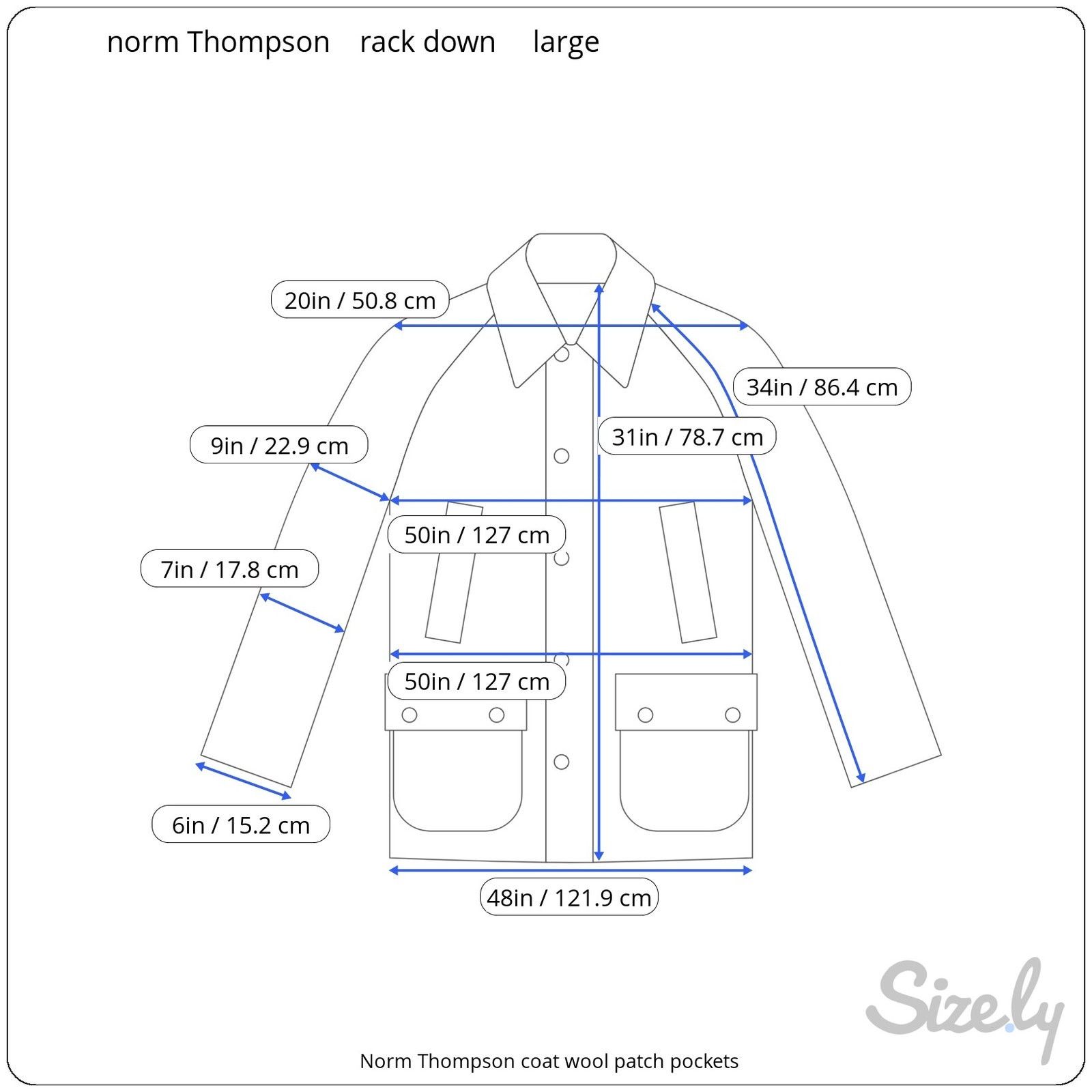 Norm Thompson Norm Thompson coat wool patch pockets gray Size L / US 10 / IT 46 - 2 Thumbnail