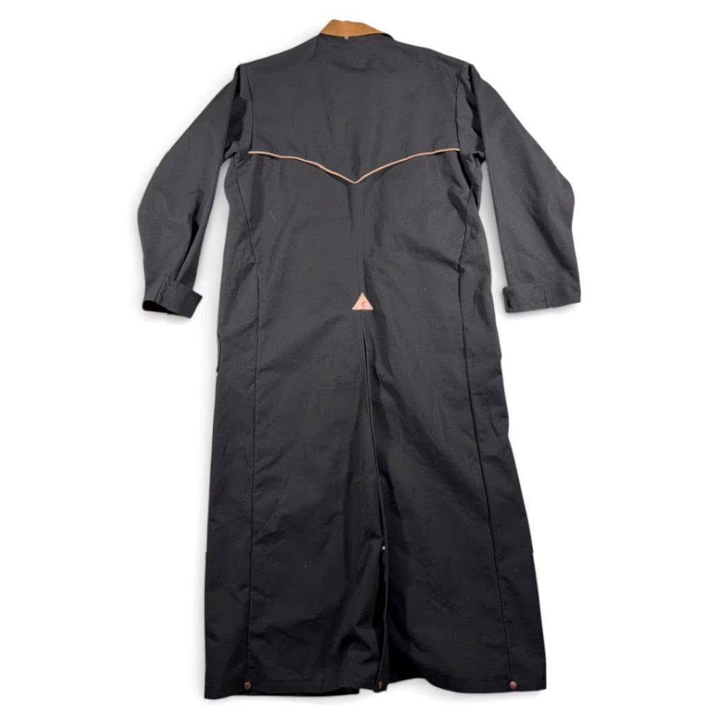 Greats VINTAGE Great Threads Coat Overcoat Black XL Adults 80s USA Western Drover Cardigan? Size US XL / EU 56 / 4 - 3 Thumbnail