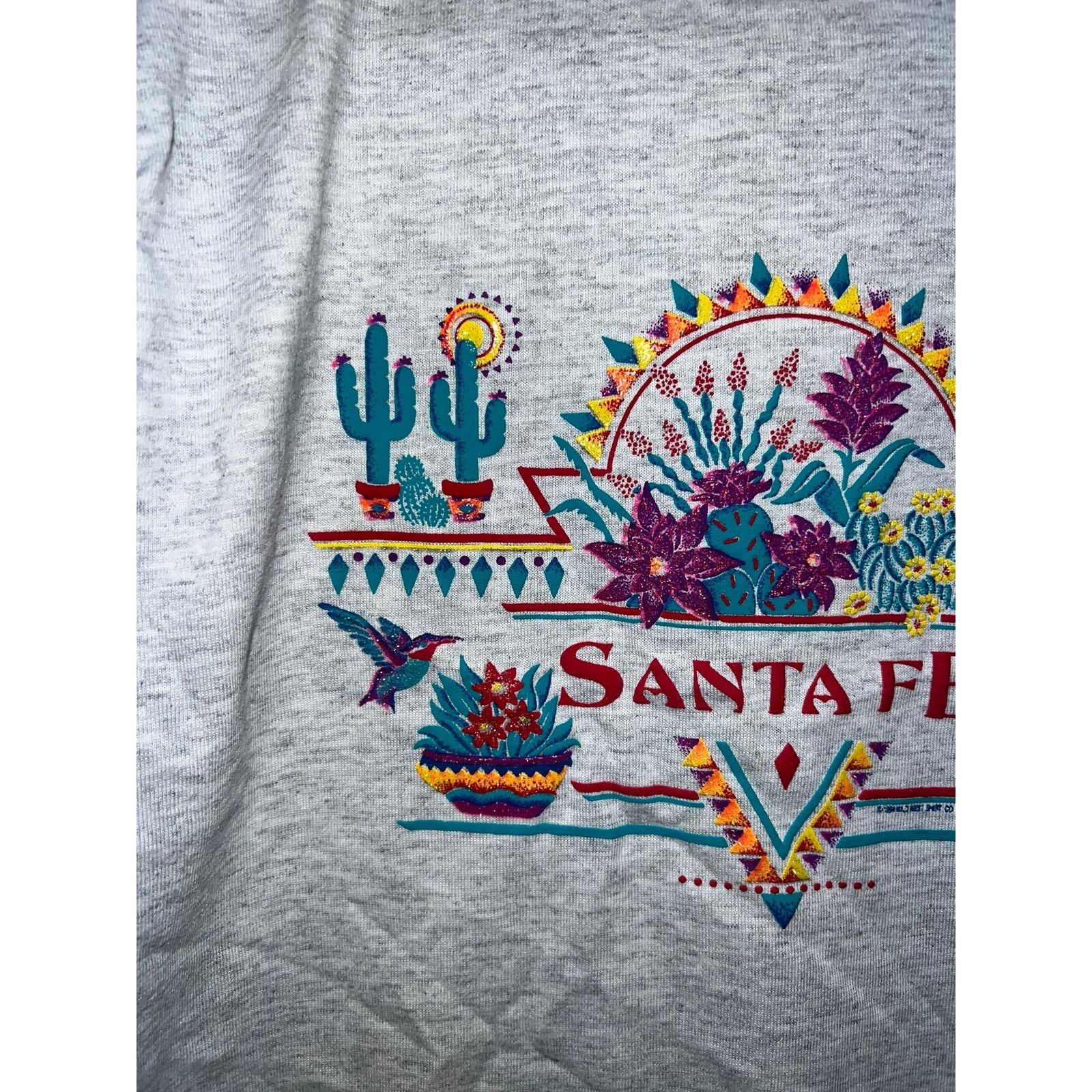 Jerzees Youth Santa Fe Shirt New Mexico Graphic Tee Top Kid's Medium Size M / US 6-8 / IT 42-44 - 3 Thumbnail