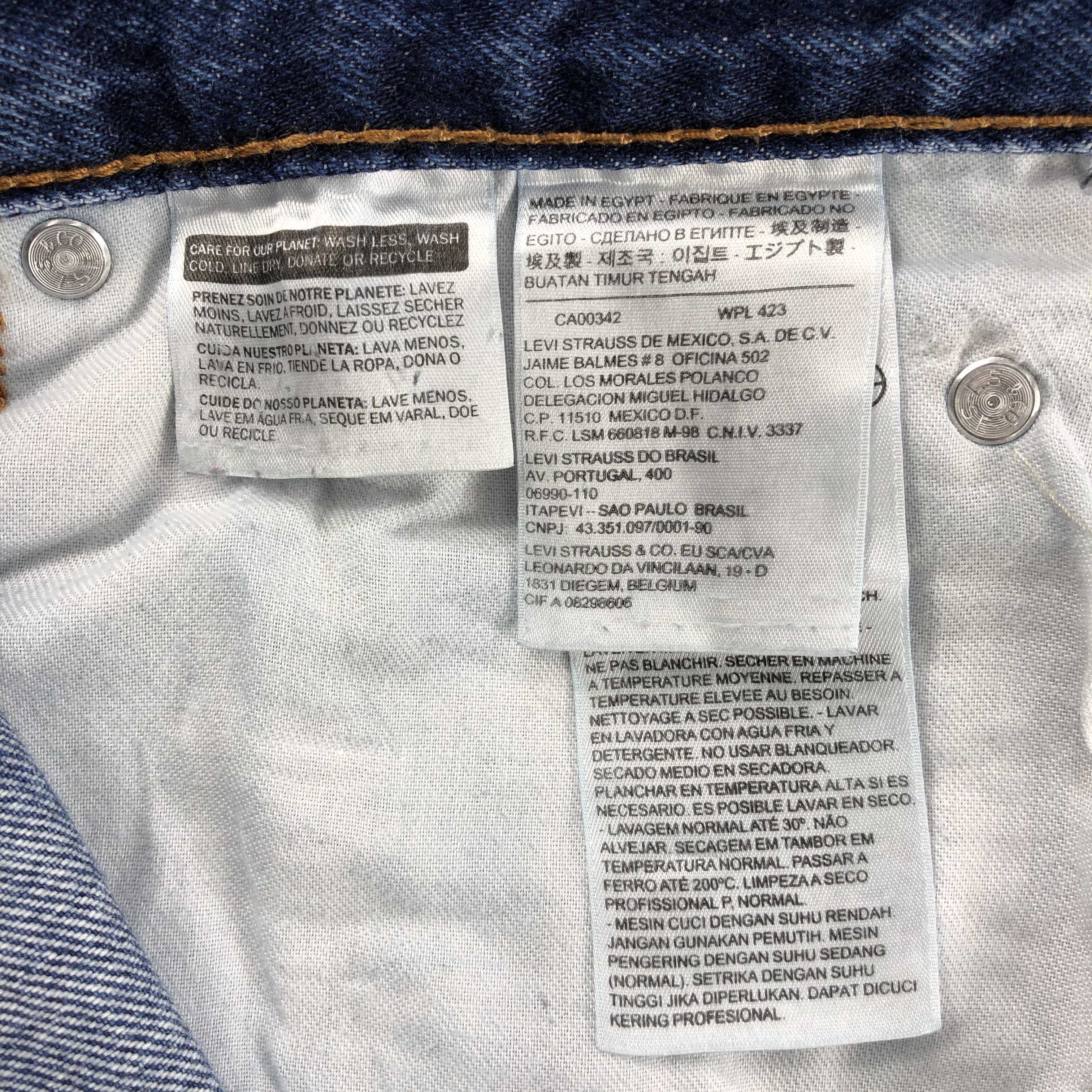 Levi's Vintage Blue Wash Levis 550 Jeans-J2085 Size US 34 / EU 50 - 10 Thumbnail