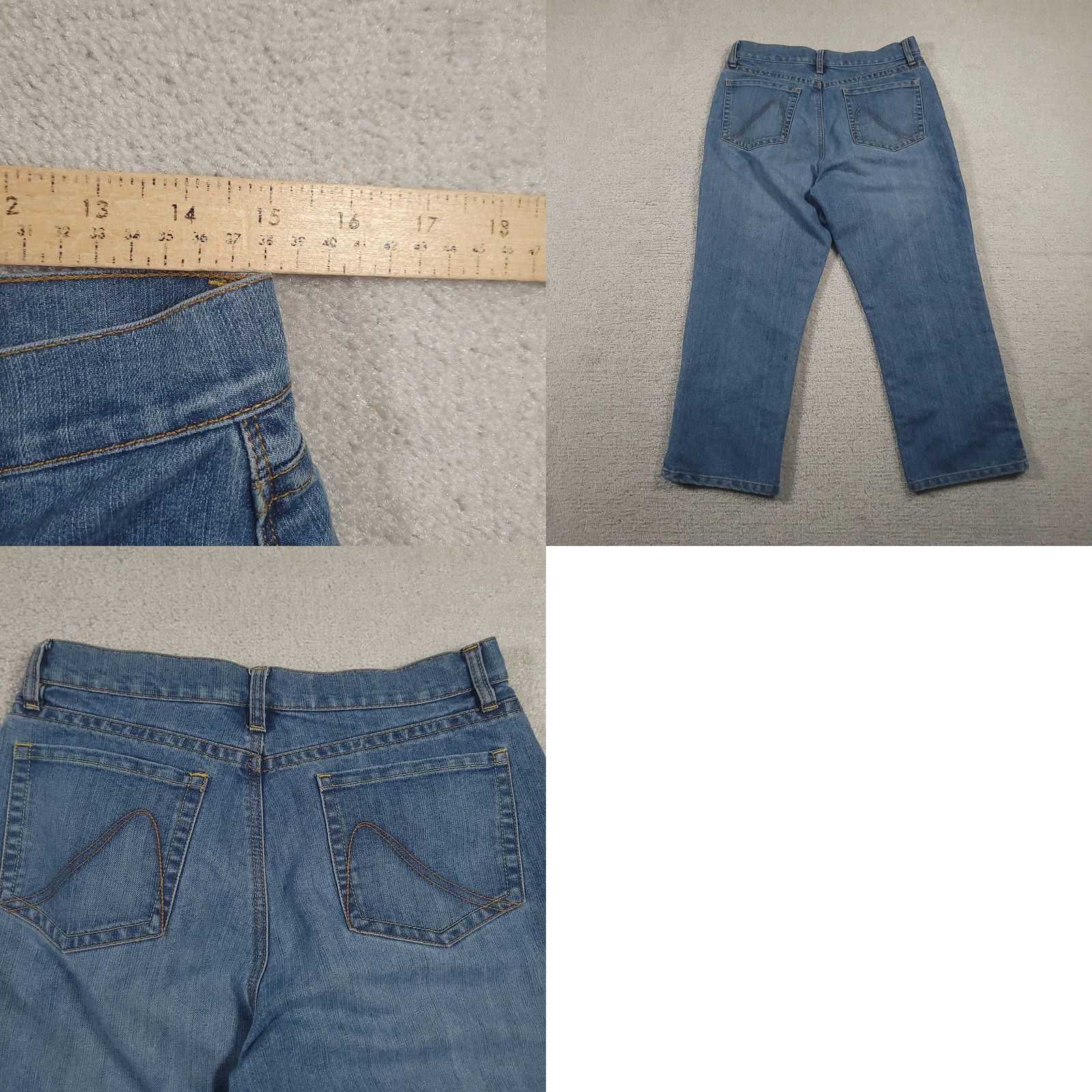 Gloria Vanderbilt Gloria Vanderbilt Jeans Womens 8 Capri Denim High Rise Casual Straight Leg Capri Size 30" / US 8 / IT 44 - 8 Thumbnail
