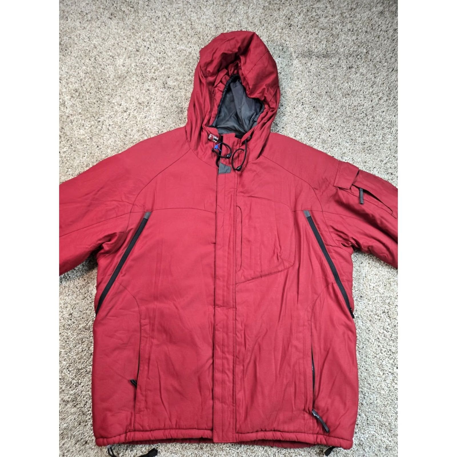 Gap VINTAGE Gap Jacket Mens Large Red Arctic Expedition Hooded Parka Quilted Insulated Size US L / EU 52-54 / 3 - 5 Thumbnail