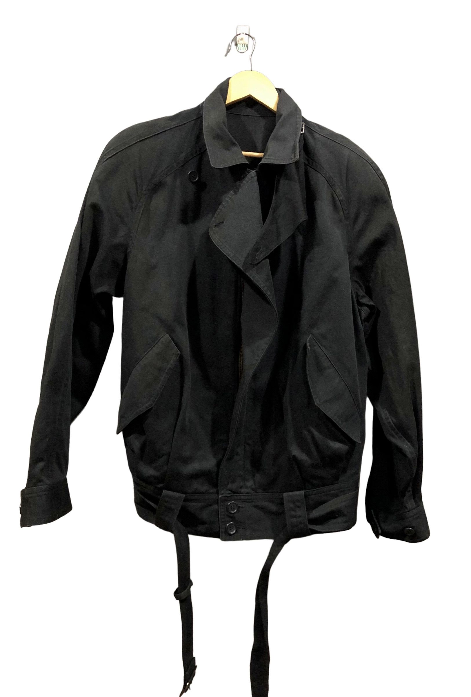 image of Vintage 80's Issey Miyake Duetrio Zipper Jacket in Black, Men's (Size Medium)