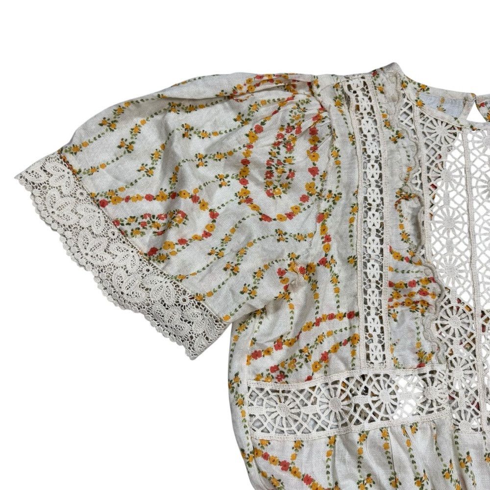 Free People NWT New $128 Free People Bali Tate Tapioca Bodysuit Size XS Size XS / US 0-2 / IT 36-38 - 7 Thumbnail