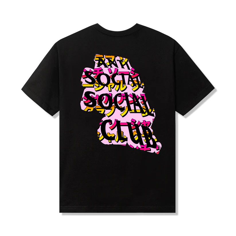 DS Anti Social Social Club Twisted Quickness Black Tee