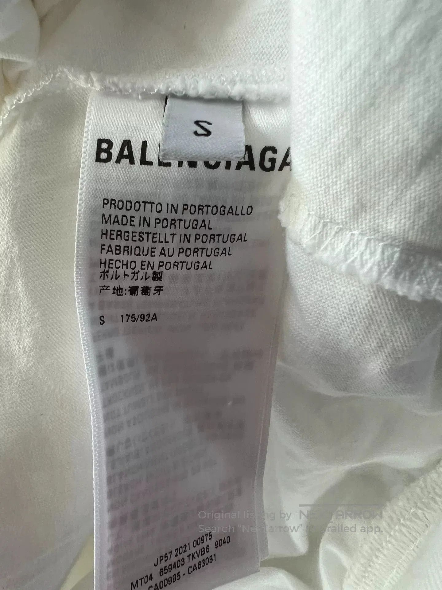 Balenciaga Balenciaga Logo Distressed Hoodie S. Size US S / EU 44-46 / 1 - 5 Thumbnail