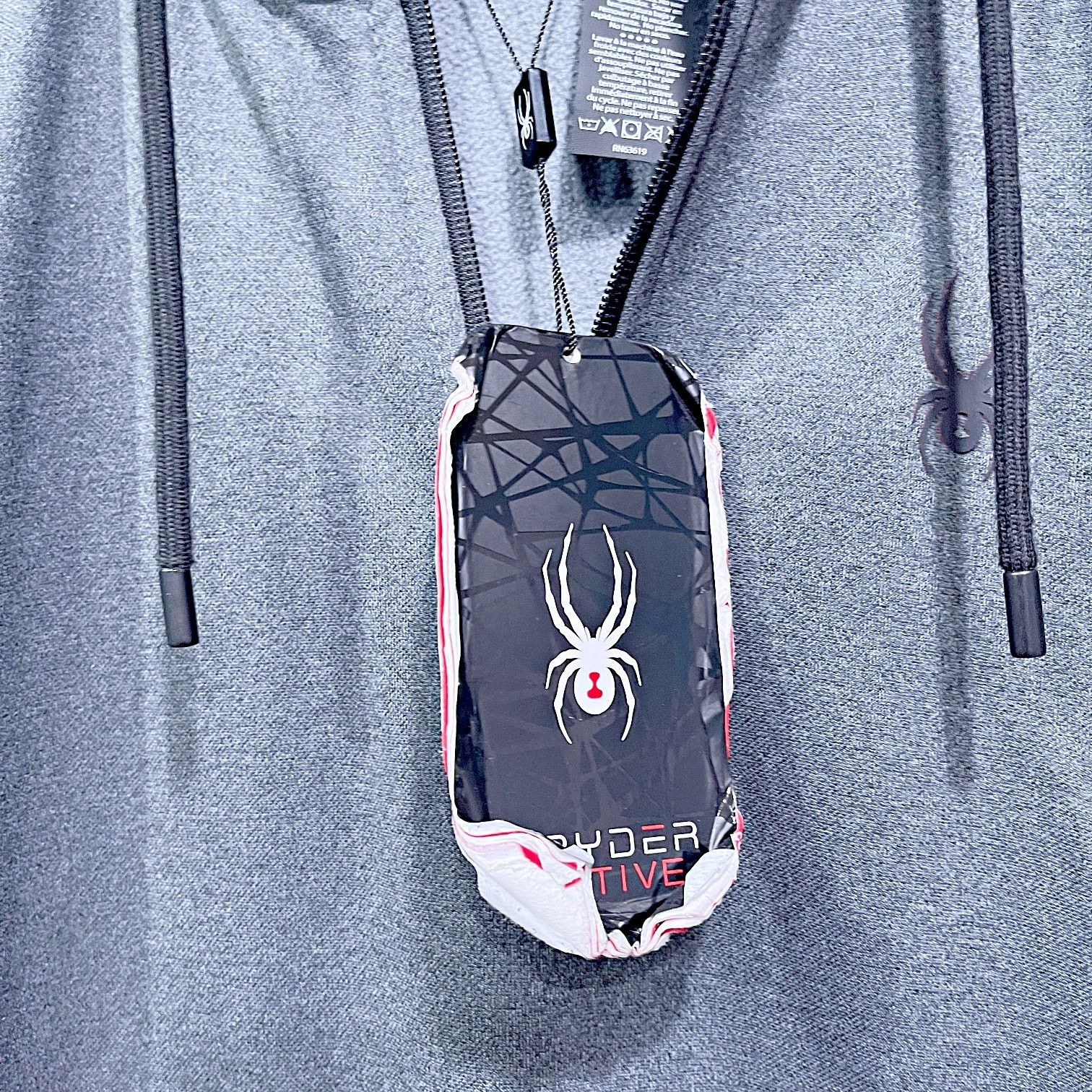 Spyder Spyder ProWeb Performance Fleece Hoodie Gray Mens Medium Size US M / EU 48-50 / 2 - 7 Thumbnail