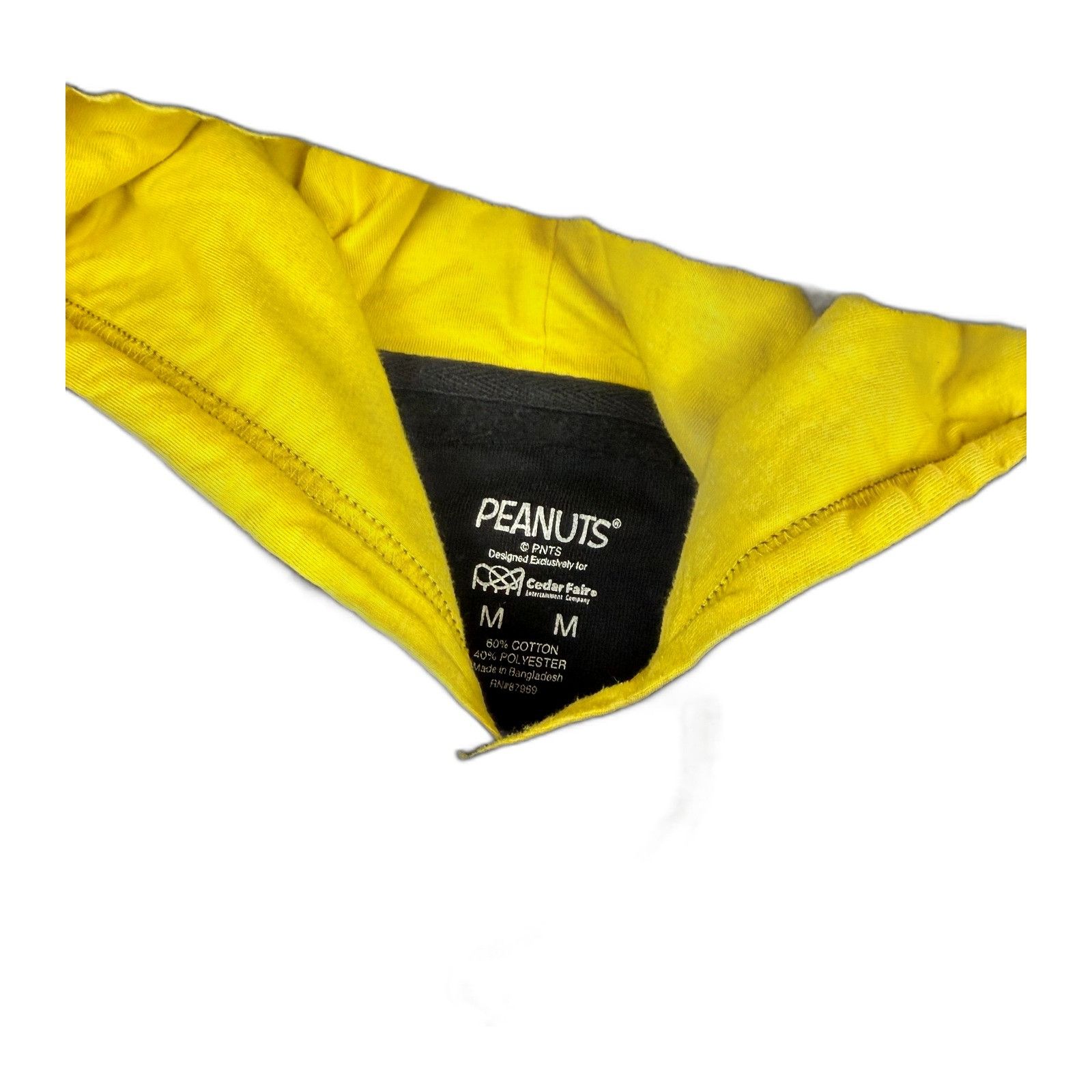 Peanuts Charlie Brown Peanuts Hoodie Black Yellow Zig Zag California Size US M / EU 48-50 / 2 - 2 Thumbnail