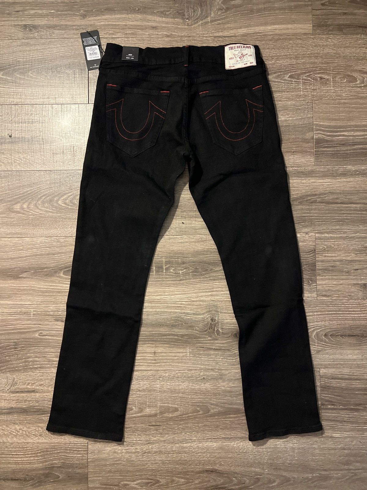 True Religion Black and Red True Religion Relaxed Straight Size US 34 / EU 50 - 2 Thumbnail