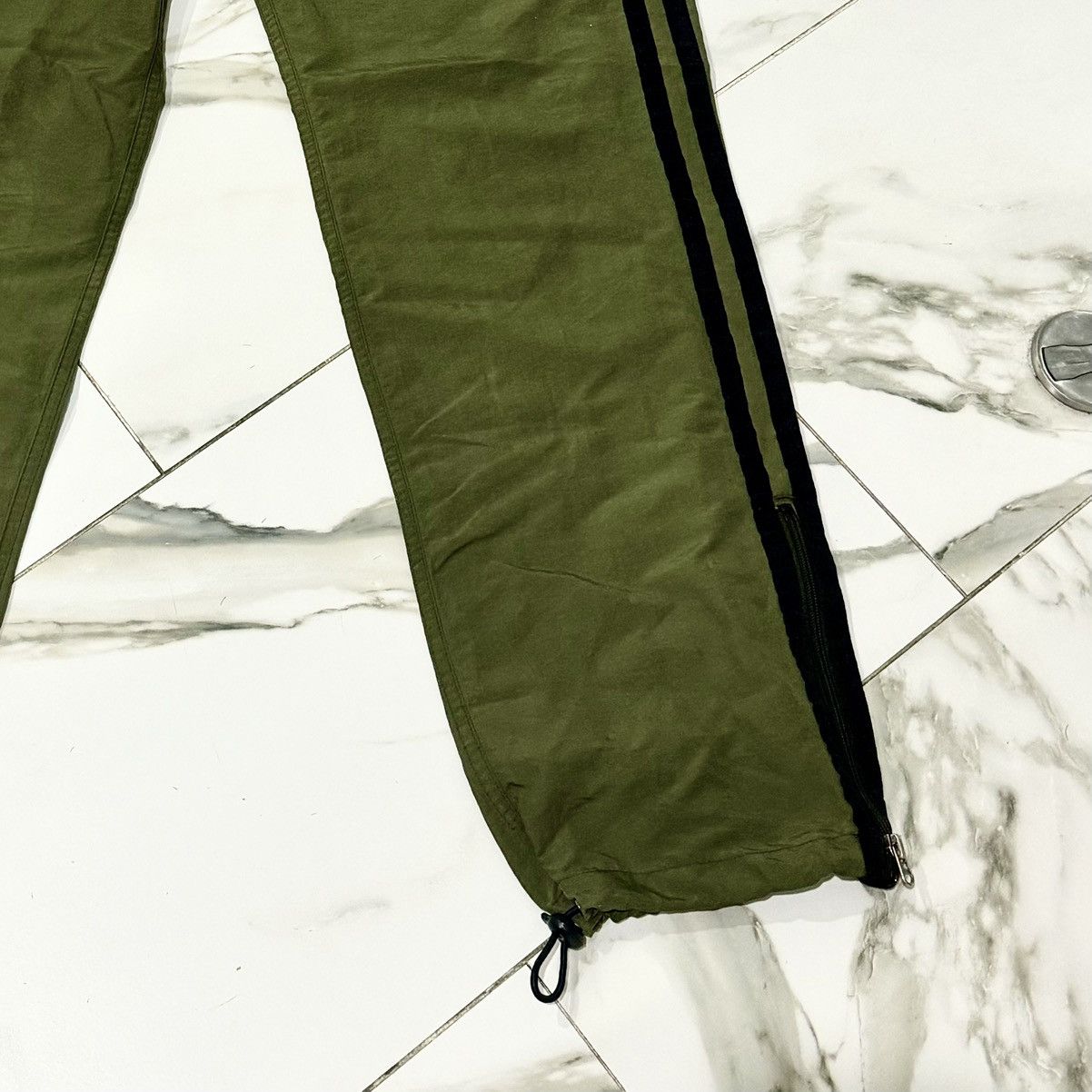 Japanese Brand × Vintage VINTAGE SANS SOUCI GREEN PARACHUTE PANTS! Size US 32 / EU 48 - 3 Thumbnail