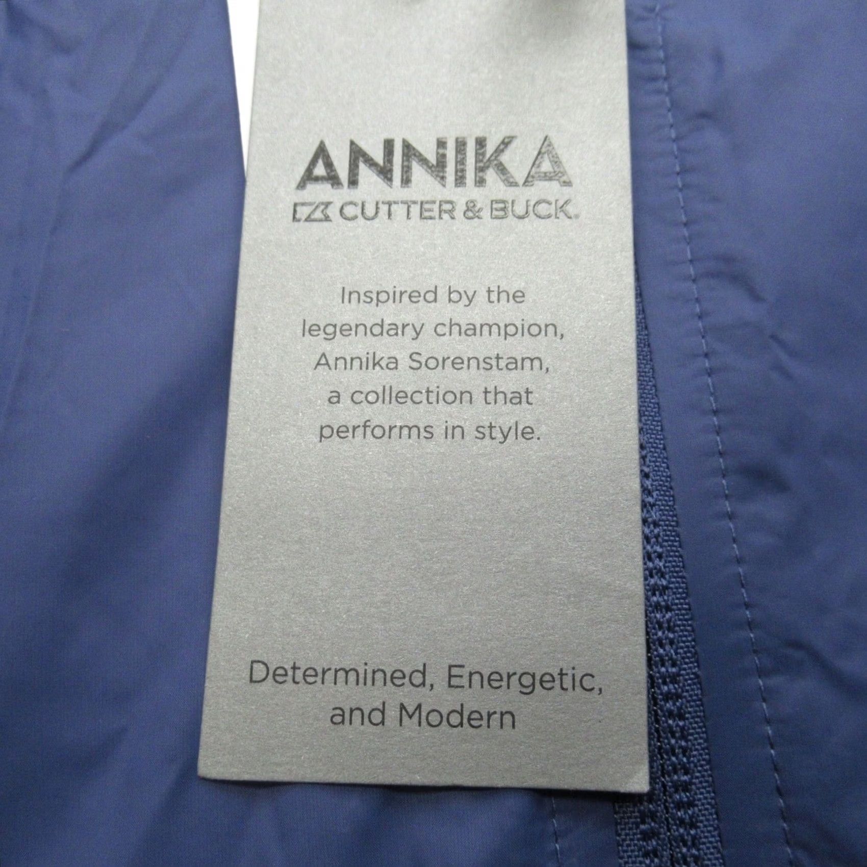 Cutter & Buck VINTAGE Annika Cutter & Buck Golf Jacket Womens XL Purple Short Sleeve Hooded NEW Size 40" / US 18 - 6 Thumbnail