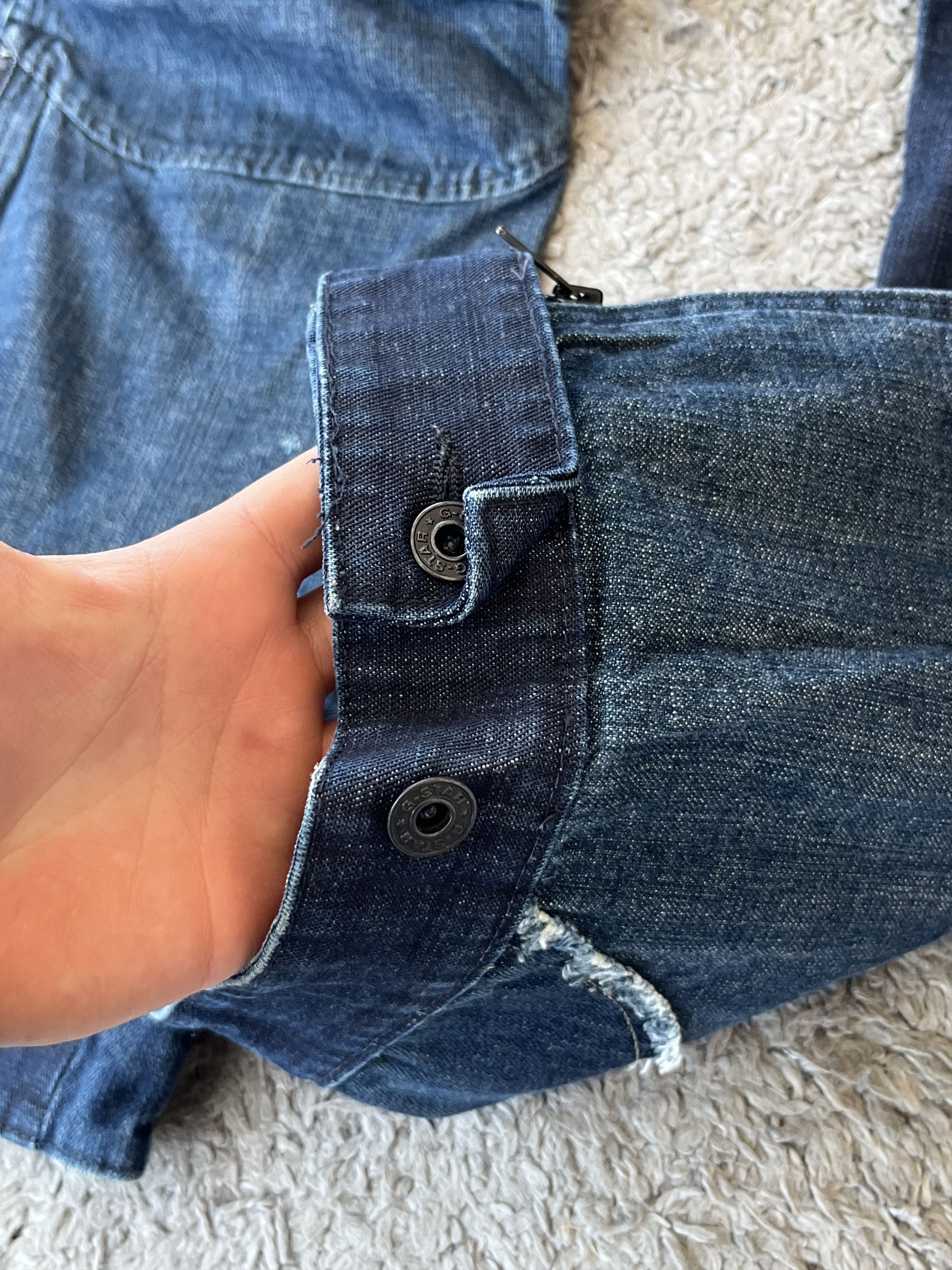 G-Star G-STAR RAW Rare Jeans Straight Fit Vintage MADE IN INDIA Size US 31 - 11 Thumbnail