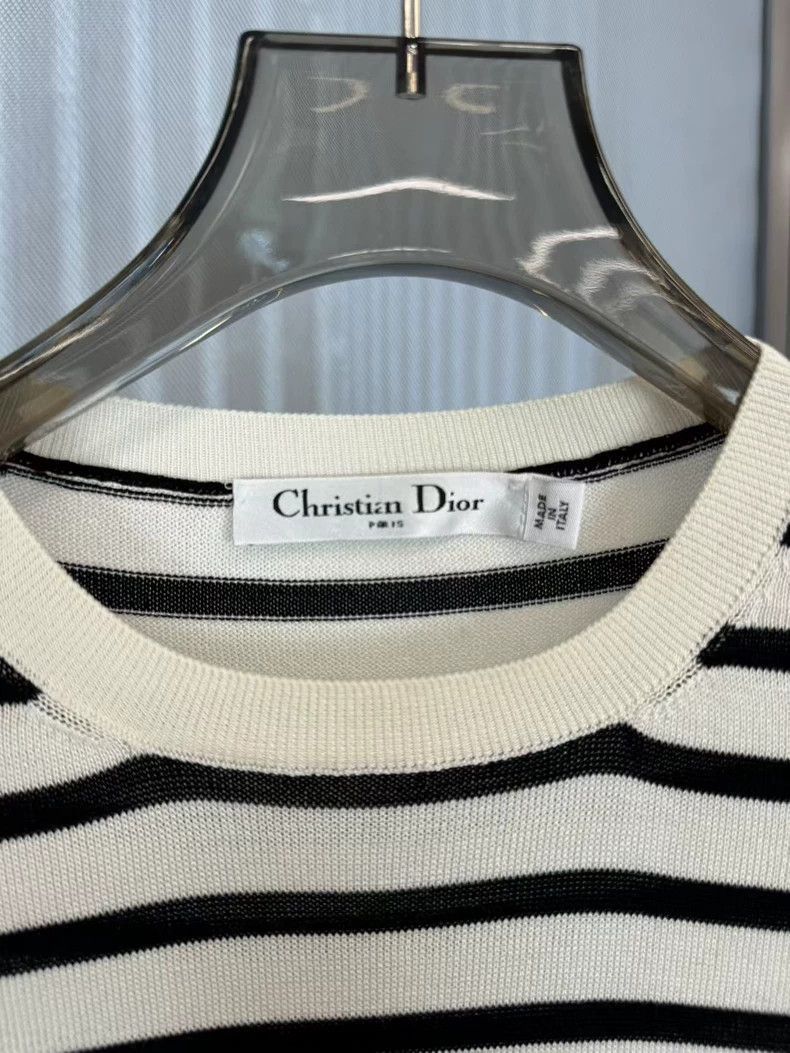 Dior Dior Black White Striped Short Sleeve Size US S / EU 44-46 / 1 - 3 Thumbnail