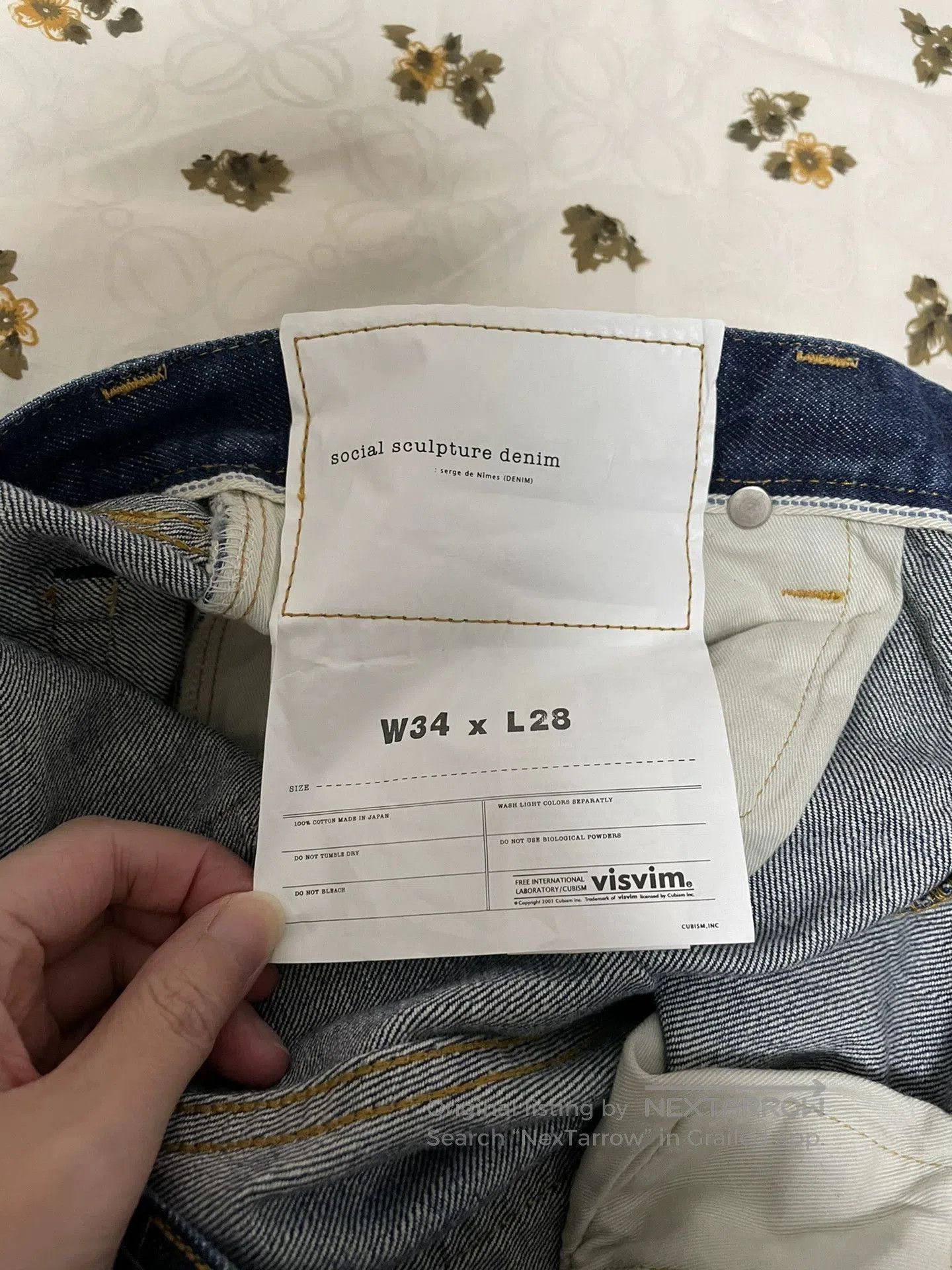 Visvim Visvim d25 Blue Denim Jeans. Size US 34 / EU 50 - 4 Thumbnail