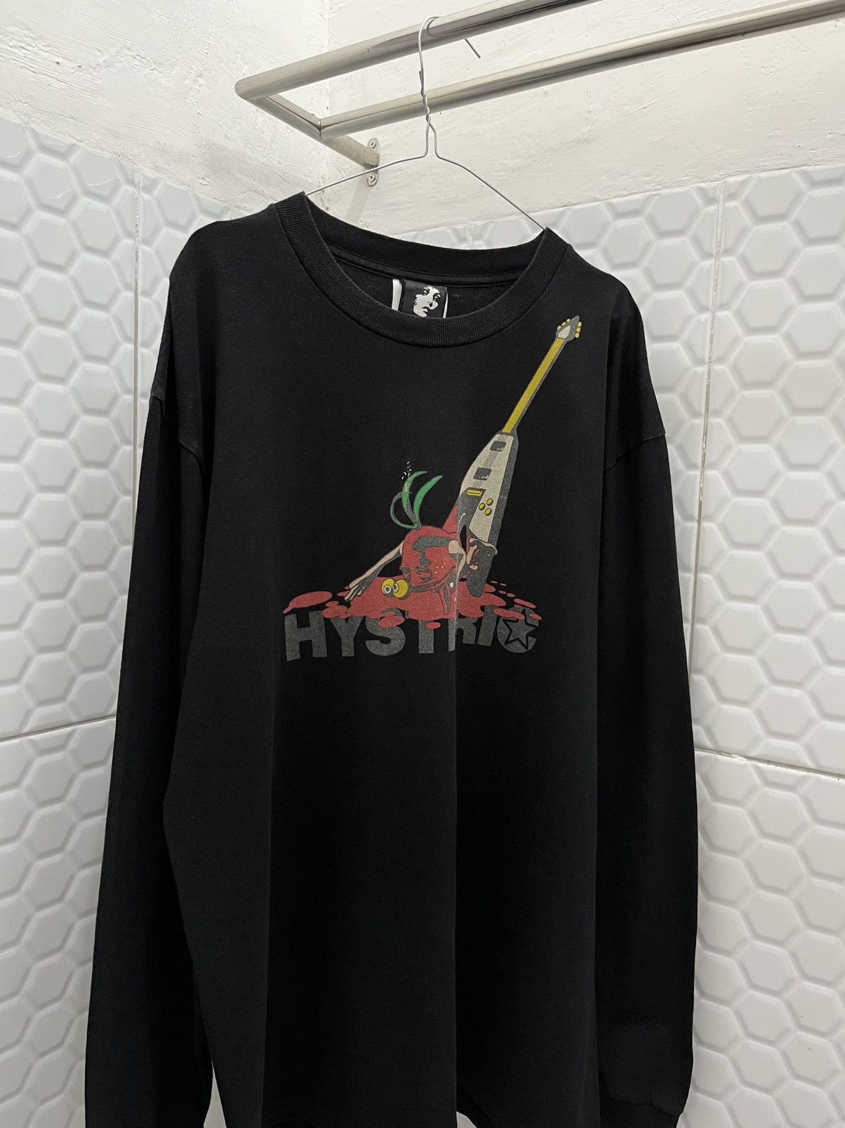 トップス Hysteric Glamour long sleeve t-shirt Off-white & Pink Hysteric Glamour Edition Long Sleeve T