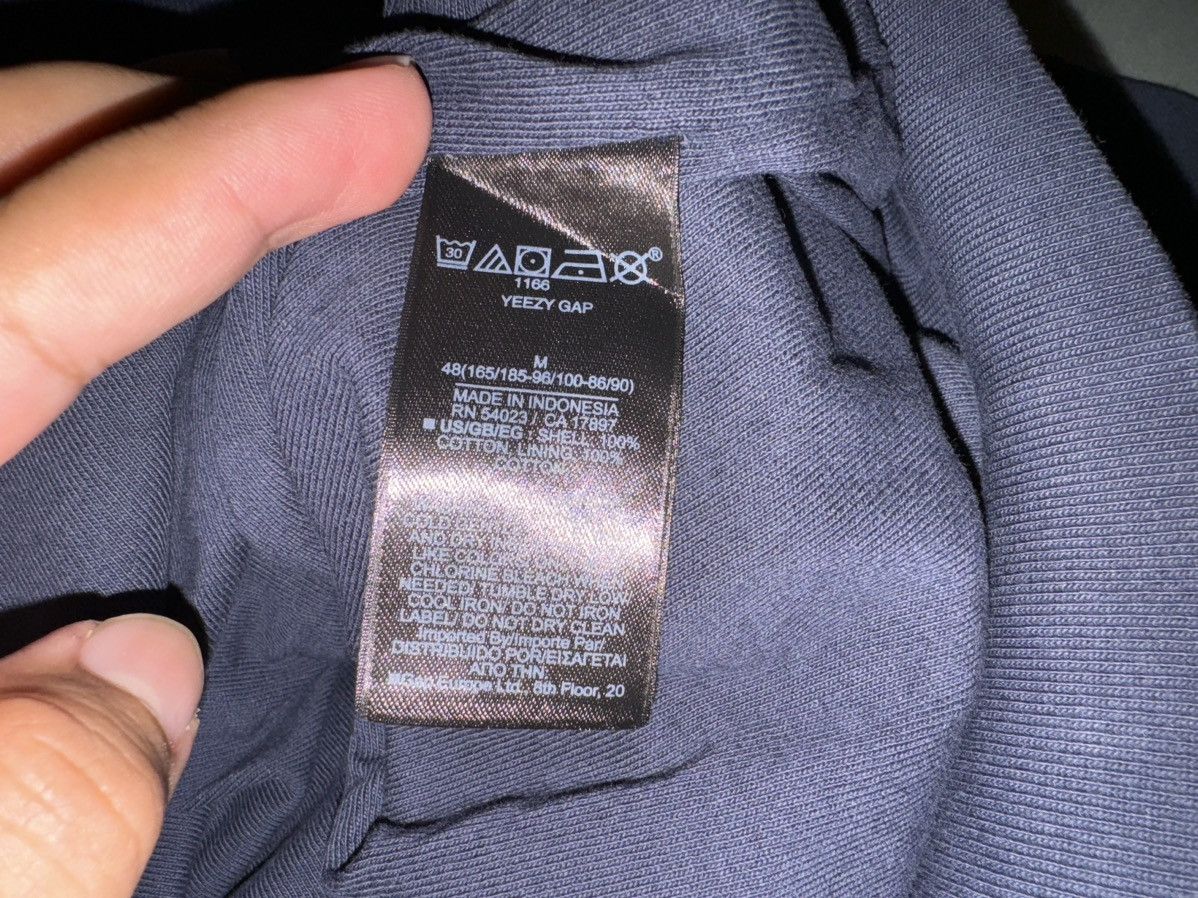 Balenciaga × Gap × Kanye West Yeezy Gap Zip Up Hoodie Navy Size Medium Size US M / EU 48-50 / 2 - 6 Thumbnail