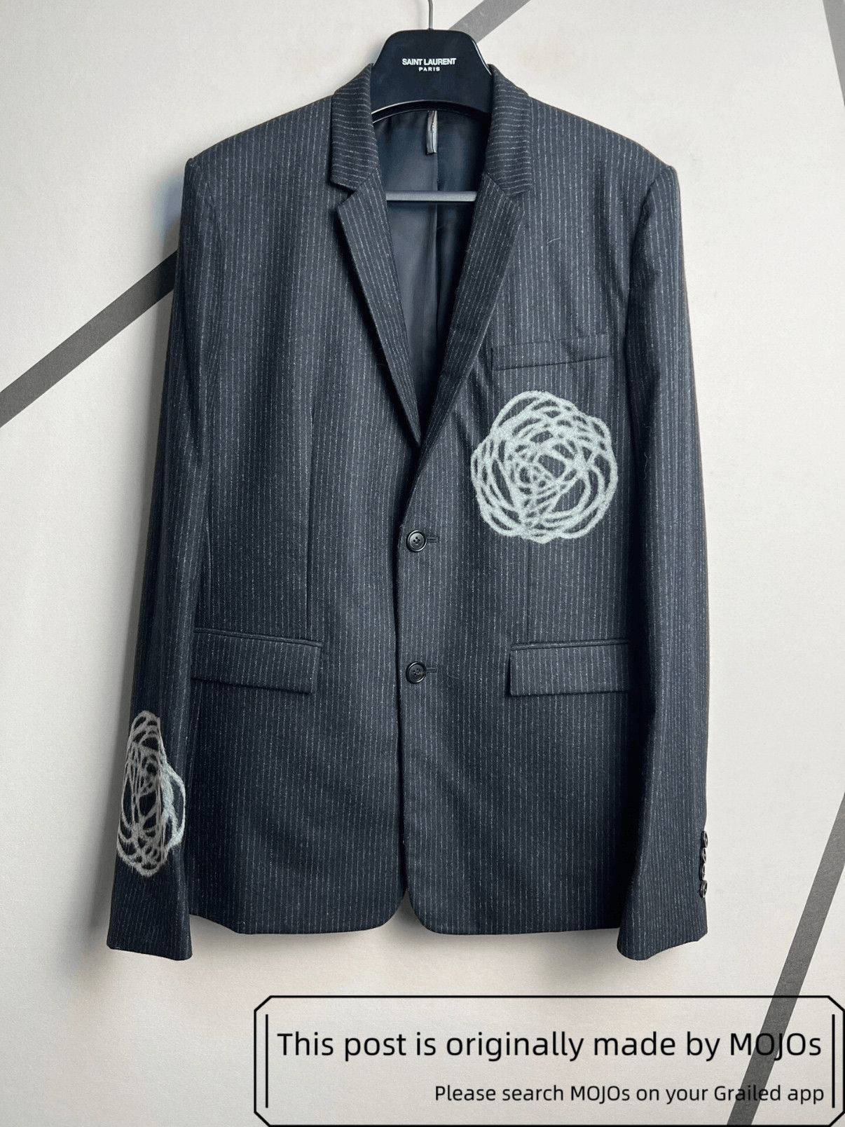 Dior × Hedi Slimane Dior Homme 03 “Napoleon” black wool jacket