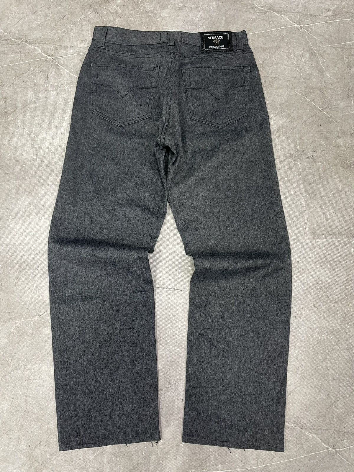Versace Jeans Couture Versace Jeans Couture Straight Fit Vintage Gray Denim Size US 34 / EU 50 - 10 Thumbnail