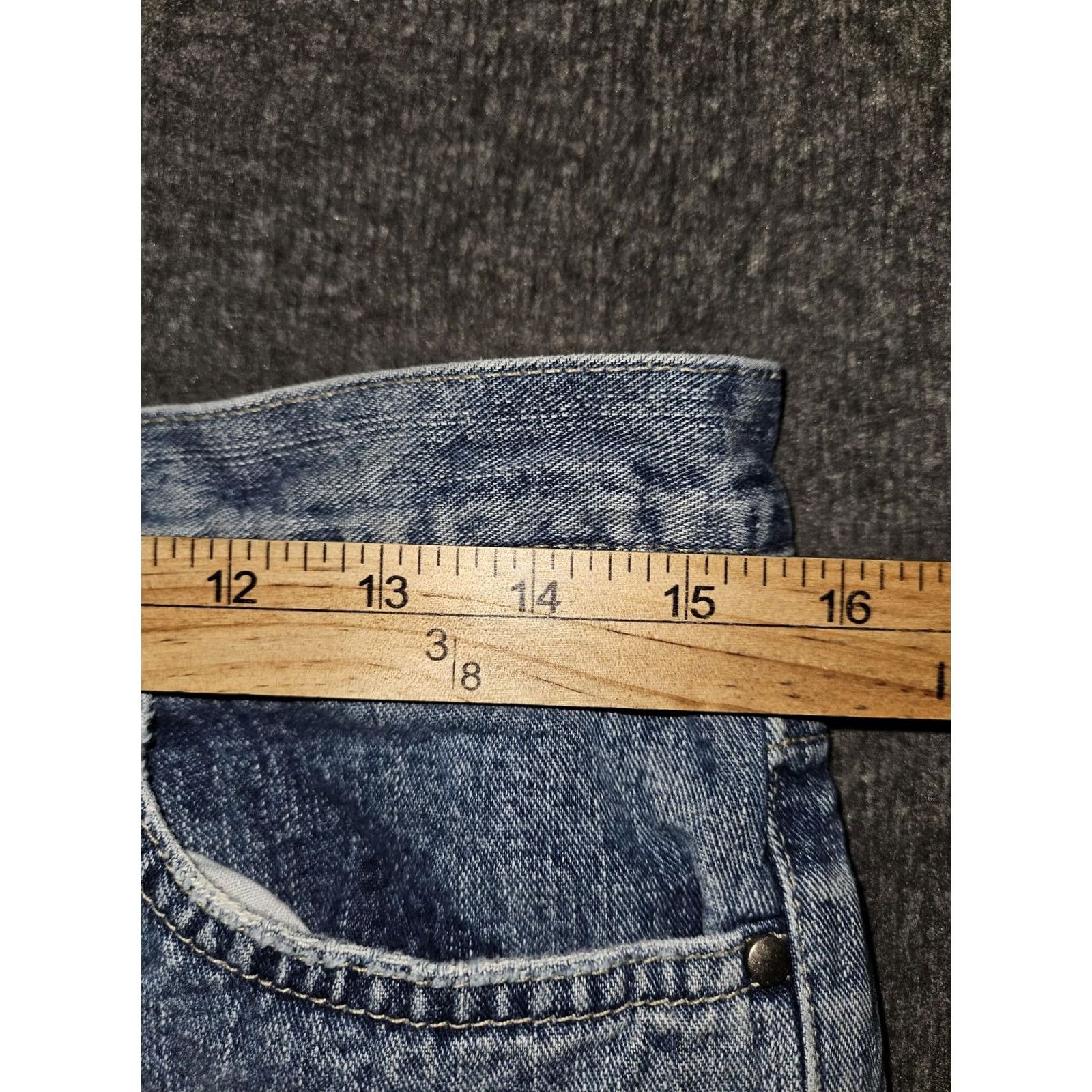 Tommy Hilfiger VINTAGE Tommy Hilfiger Jeans Womens 12R Blue Classic Bootcut Denim 00s Mens Girls Size 34" / US 12 / IT 48 - 5 Thumbnail