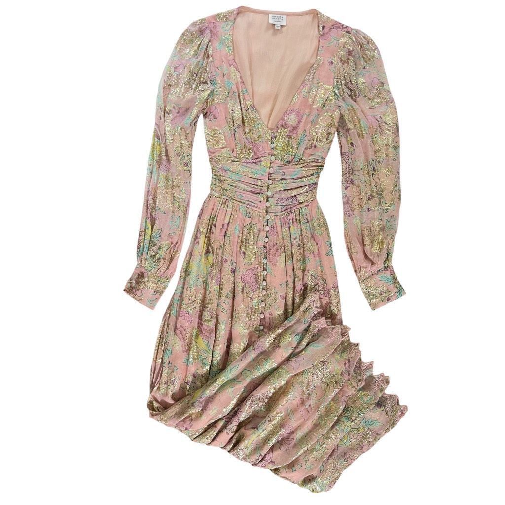 Other HEMANT AND NANDITA Nora Maxi Dress in Rose Pink Size XS / US 0-2 / IT 36-38 - 2 Thumbnail